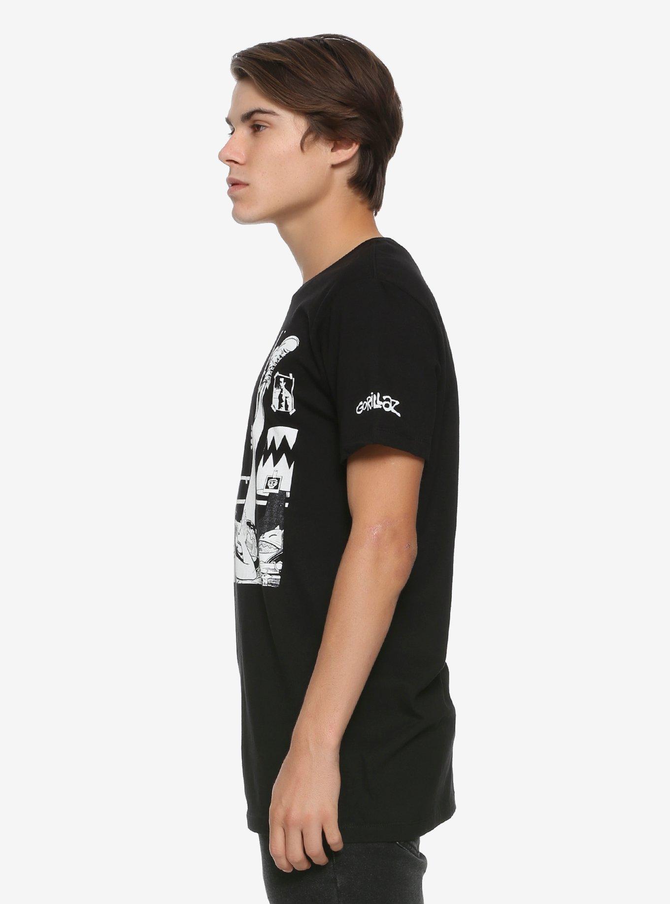 Gorillaz Bedroom T-Shirt, BLACK, alternate