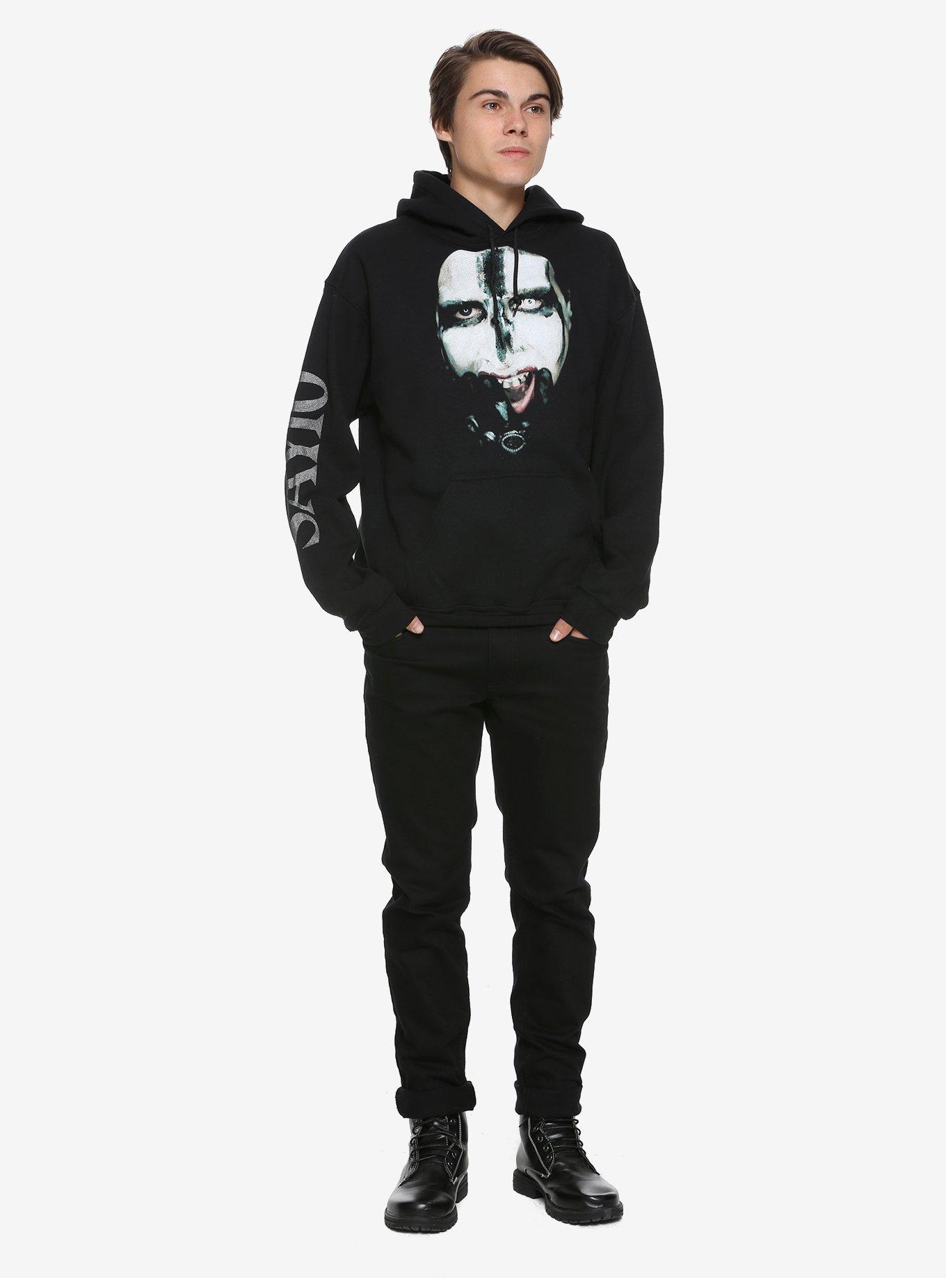 Marilyn Manson Say10 Face Hoodie, , alternate