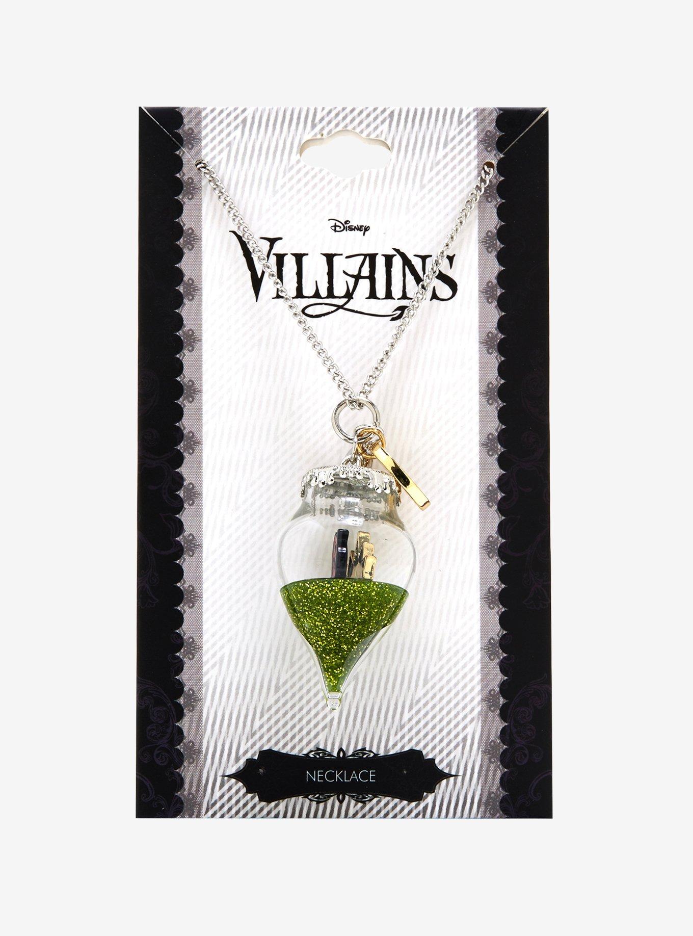 Disney Villains Evil Queen Glass Orb Charm Necklace, , alternate
