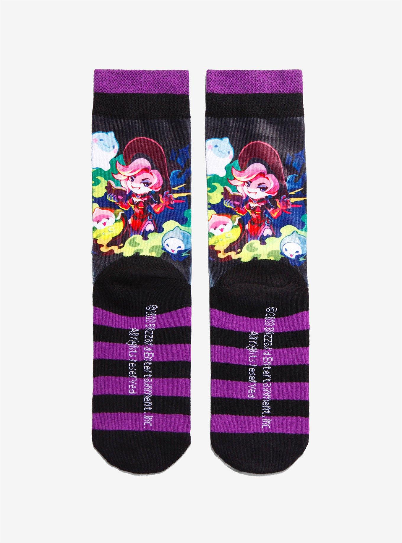 Overwatch Witch Mercy Crew Socks, , alternate