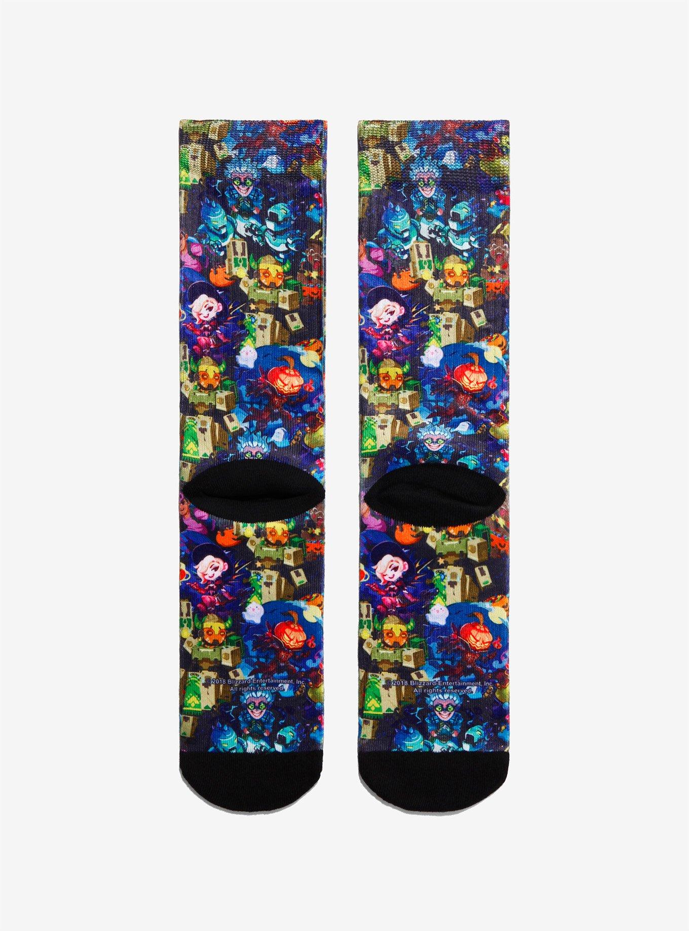 Overwatch Junkenstein Allover Print Socks, , alternate