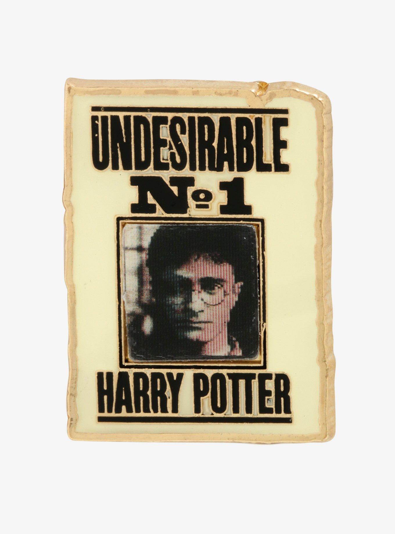 Harry Potter Harry Wanted Poster Lenticular Enamel Pin - BoxLunch Exclusive, , alternate