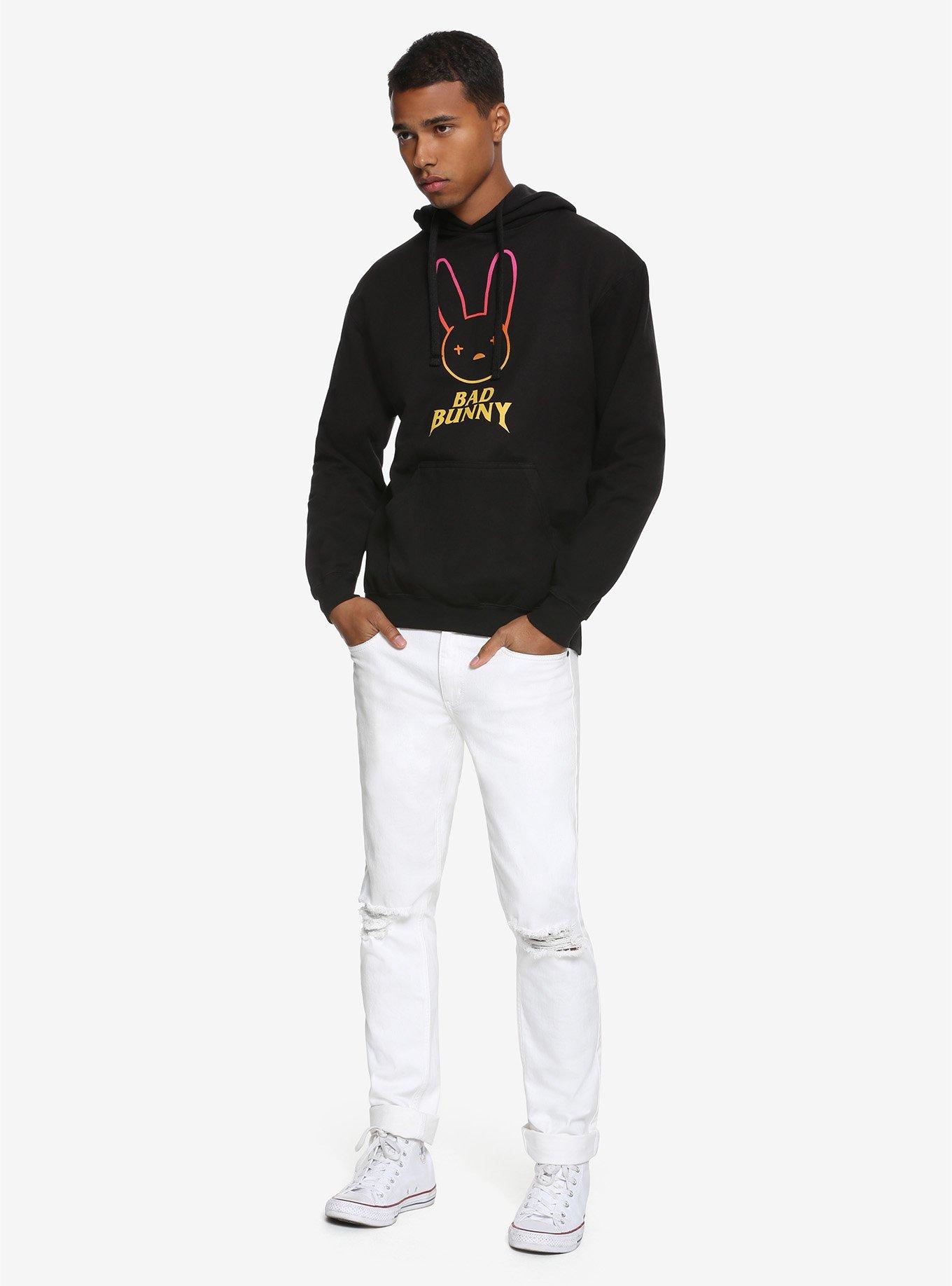 Bad Bunny Logo Hoodie, , alternate