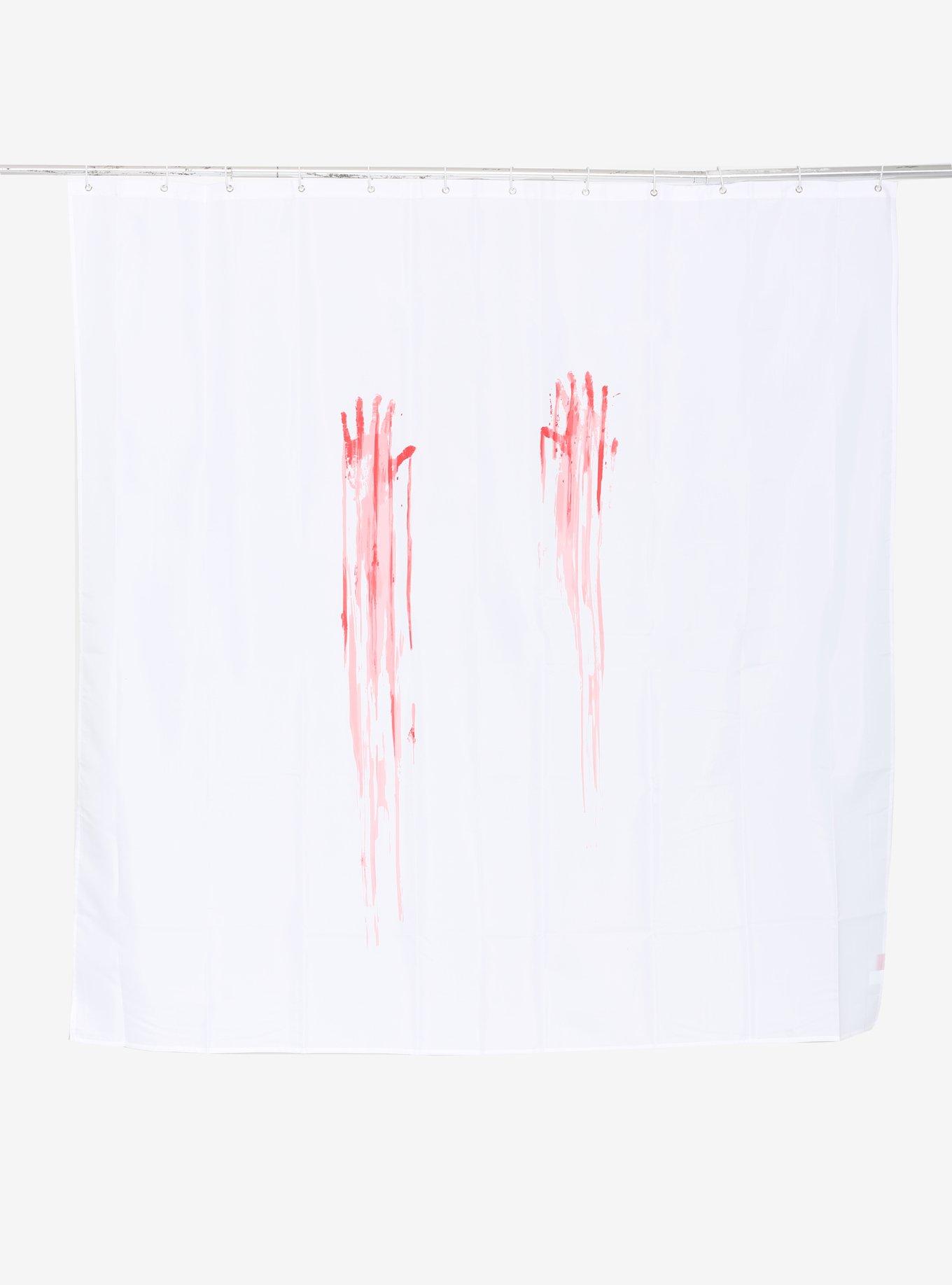 Blood Bath Bloody Shower Curtain, , alternate