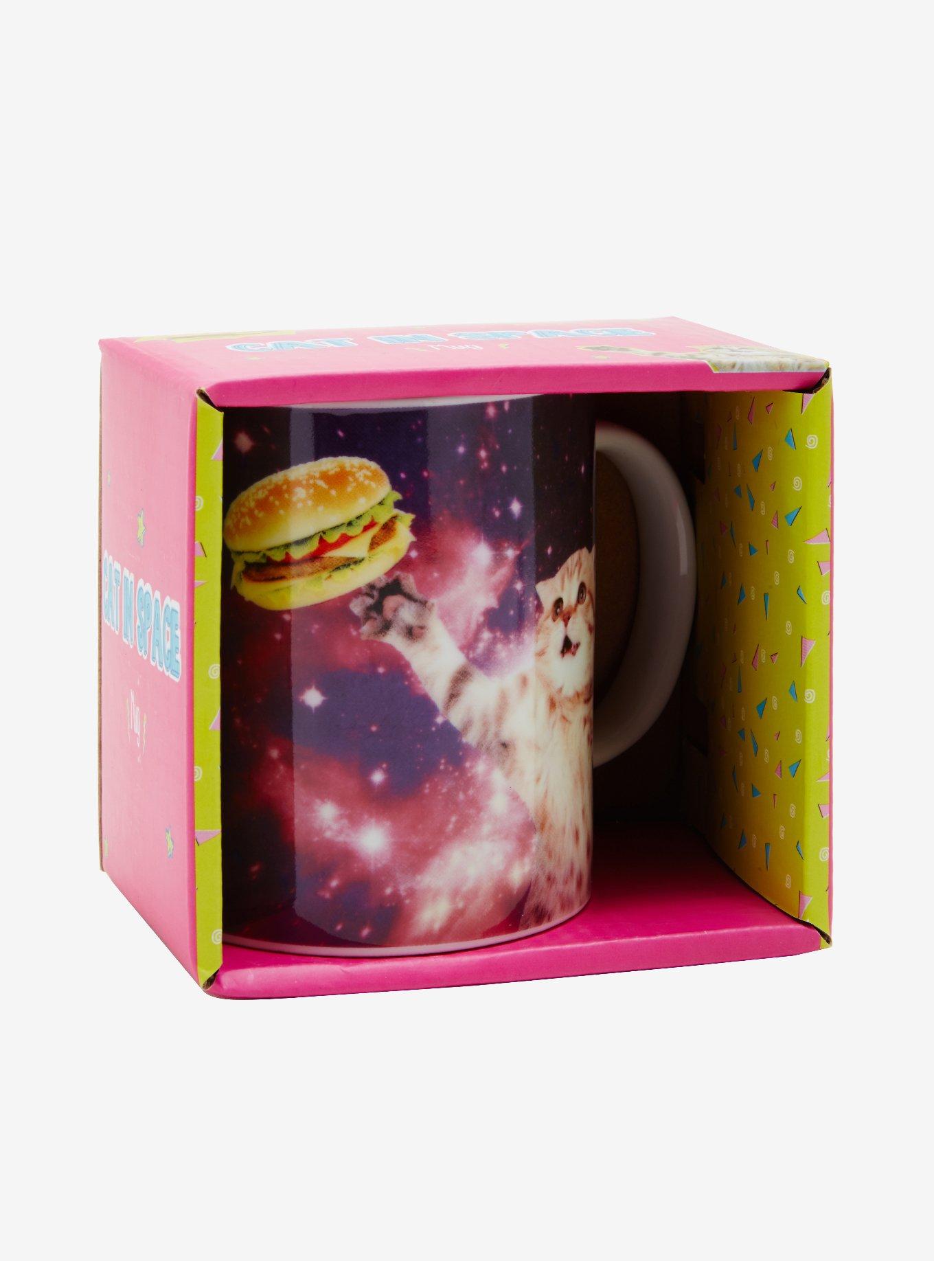 Cat In Space Cheeseburger Space Mug, , alternate