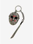 Friday The 13th Mask Metal Key Chain, , alternate