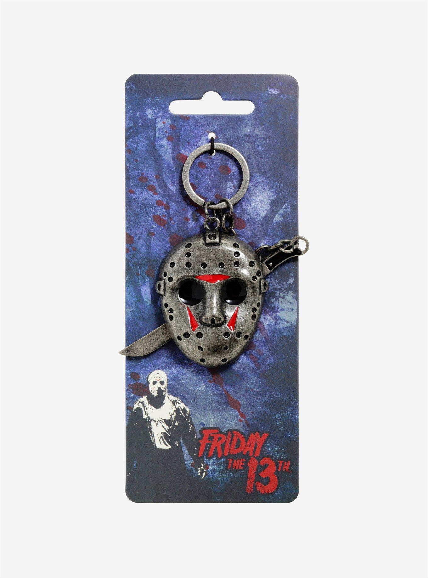 Friday The 13th Mask Metal Key Chain, , alternate