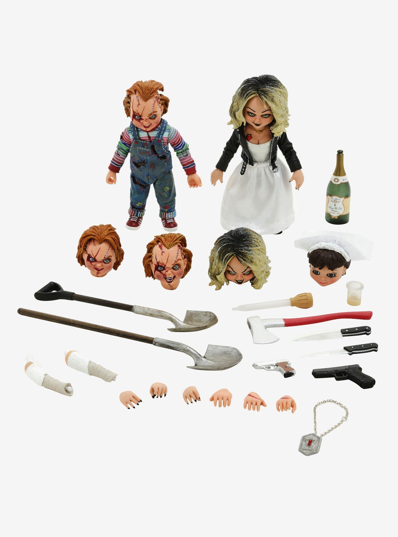 Bride Of Chucky Ultimate Chucky & Tiffany Figure Set, , alternate