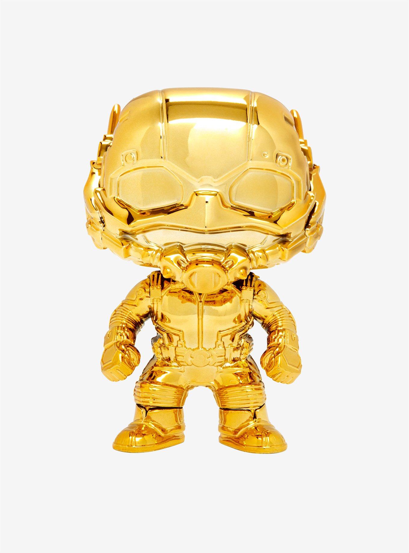 Funko Marvel Studios: The First Ten Years Pop! Gold Chrome Ant-Man Bobble-Head, , alternate