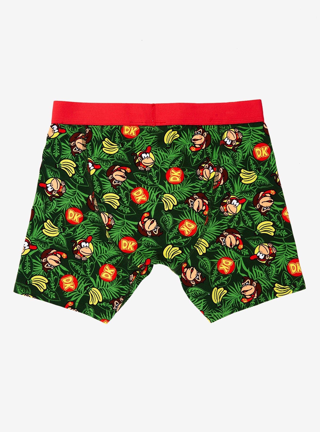 Nintendo Donkey Kong Botanical Boxer Briefs, , alternate