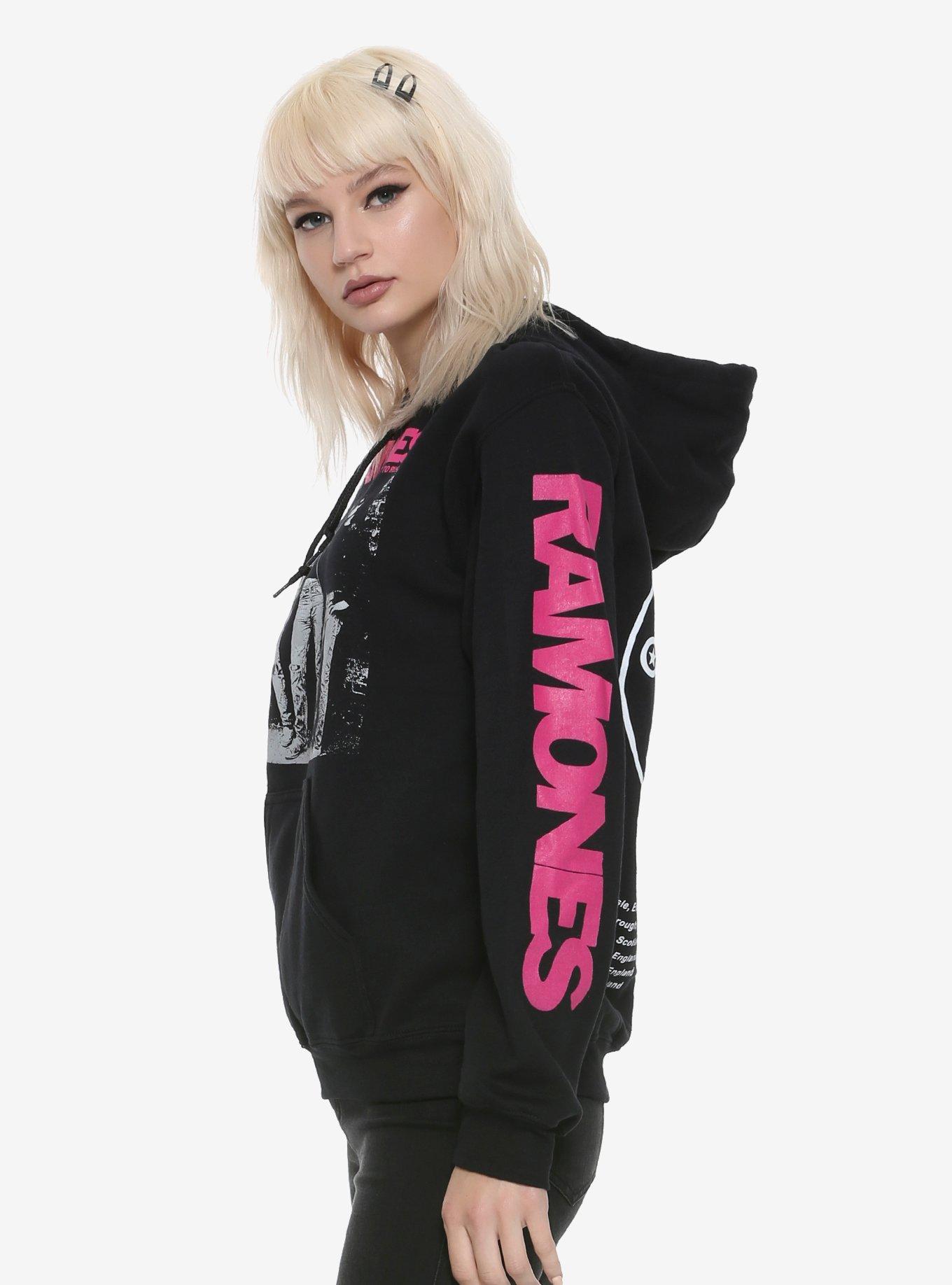 Ramones Rocket To Russia Girls Hoodie, , alternate