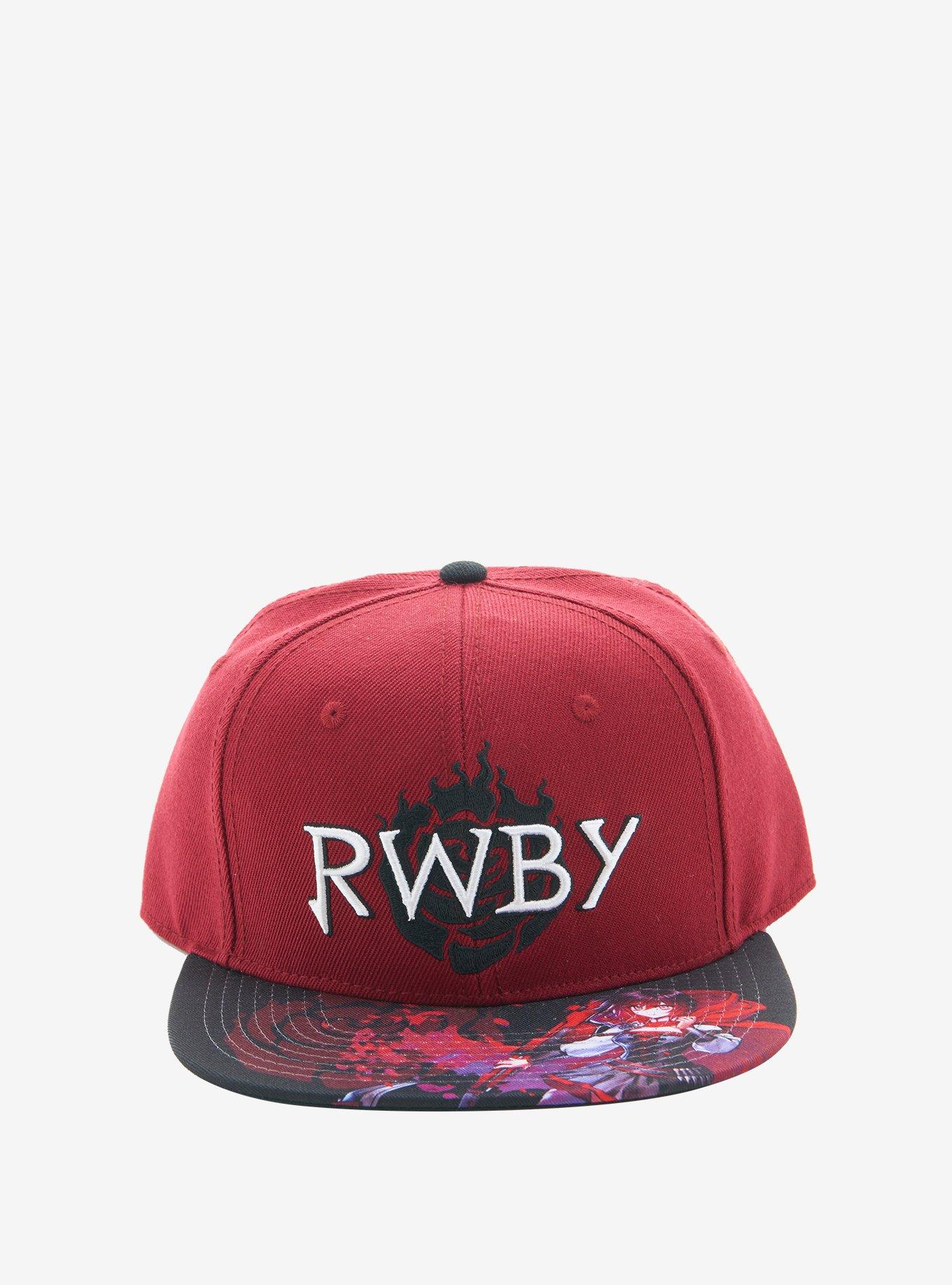 RWBY Ruby Rose Snapback Hat, , alternate