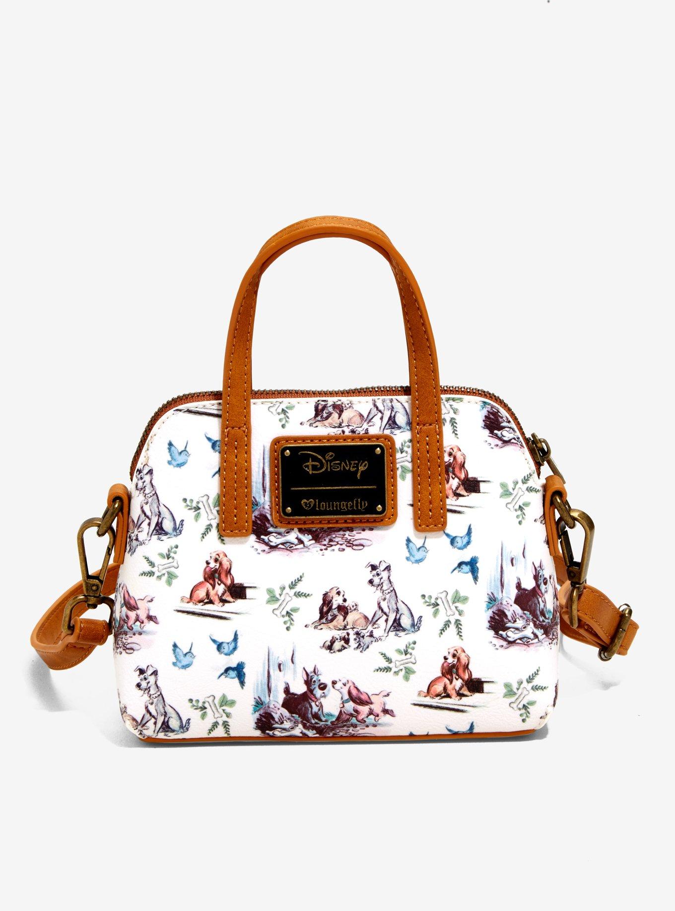 Loungefly Disney Lady And The Tramp Micro Dome Crossbody Bag, , alternate