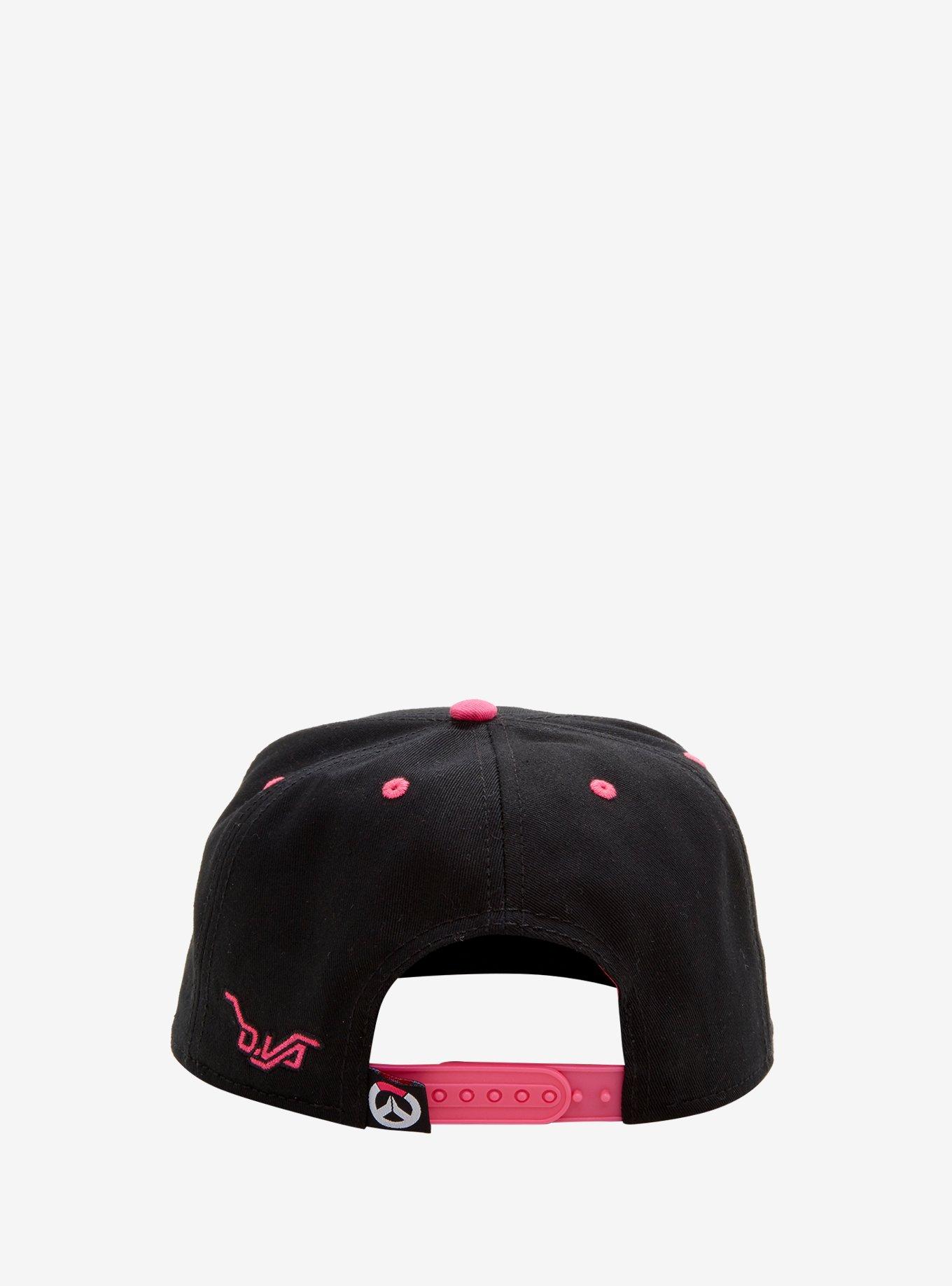 Overwatch D.Va Bunny Logo Snapback Hat, , alternate