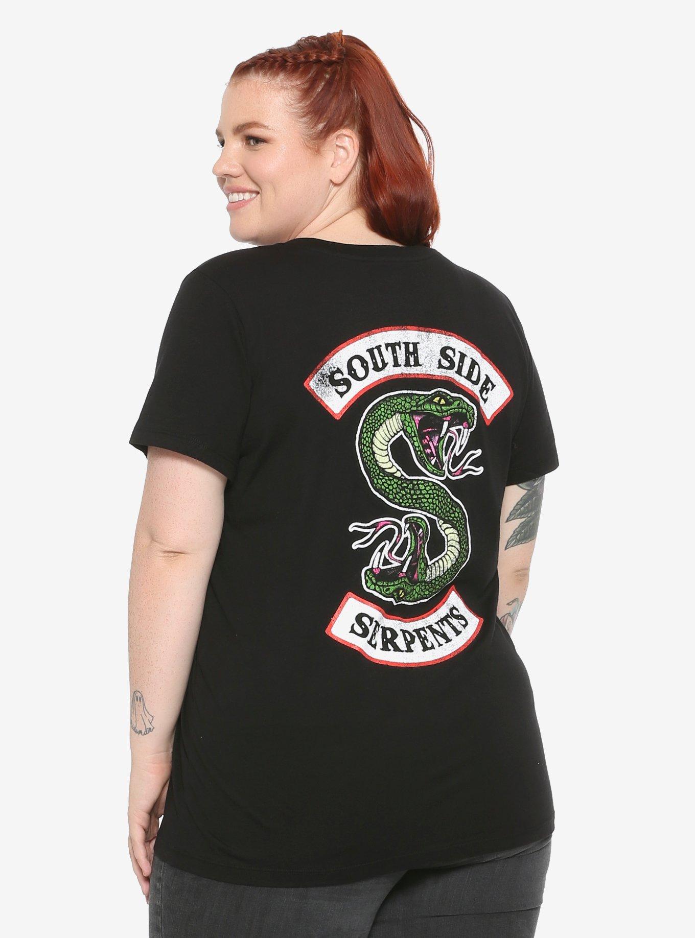 Riverdale Southside Serpents Girls T-Shirt Plus Size Hot Topic Exclusive, , alternate