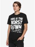 Pro-Wrestling SoCal Uncensored Worst Town T-Shirt, BLACK, alternate
