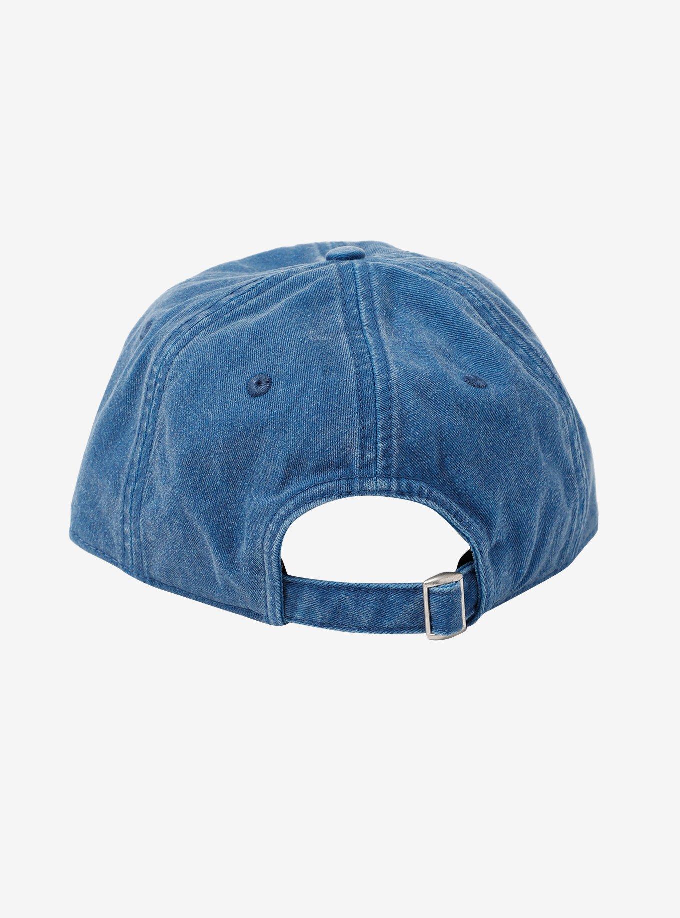 DC Comics Wonder Woman Denim Logo Dad Hat, , alternate