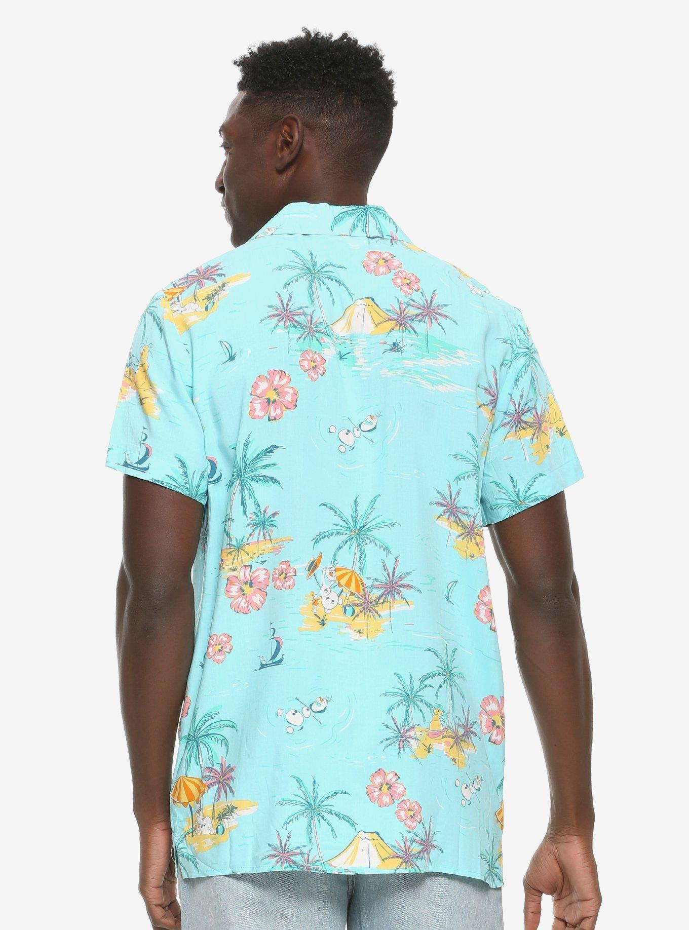 Disney Frozen Olaf in Summer Woven Button-Up - BoxLunch Exclusive, , alternate