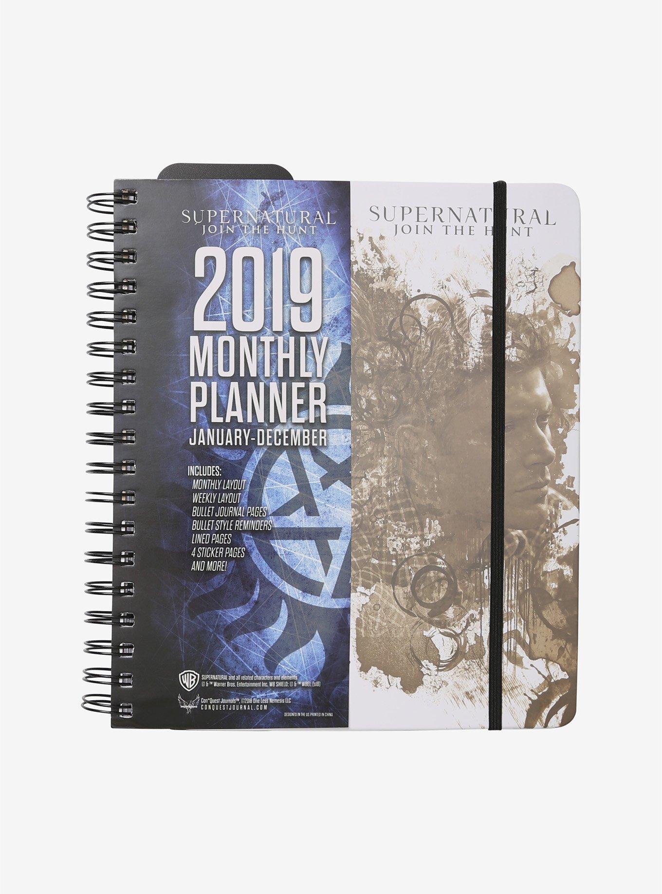 Supernatural 2019 Planner, , alternate