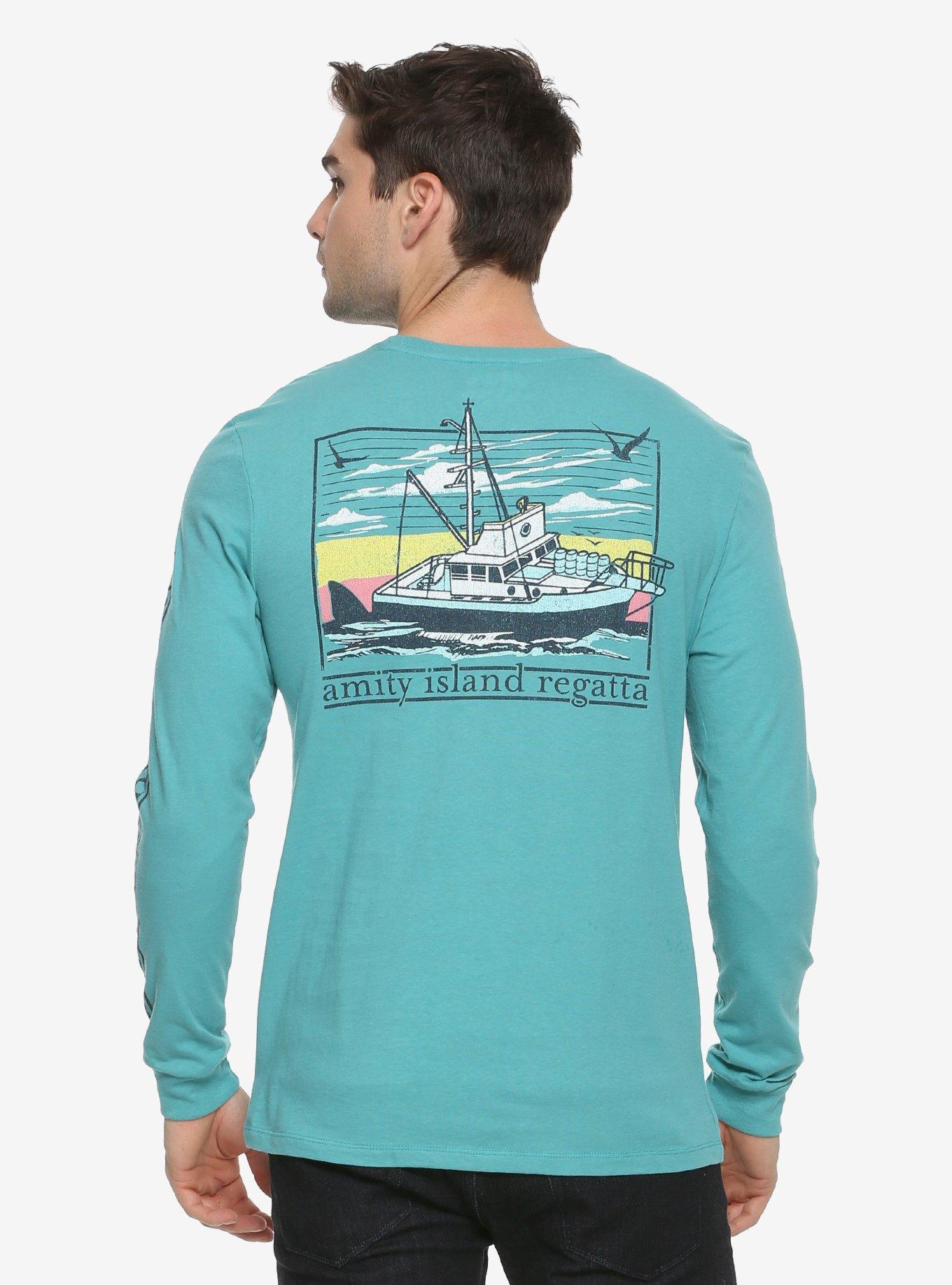 Jaws Amity Island Regatta Long Sleeve T-Shirt - BoxLunch Exclusive, , alternate