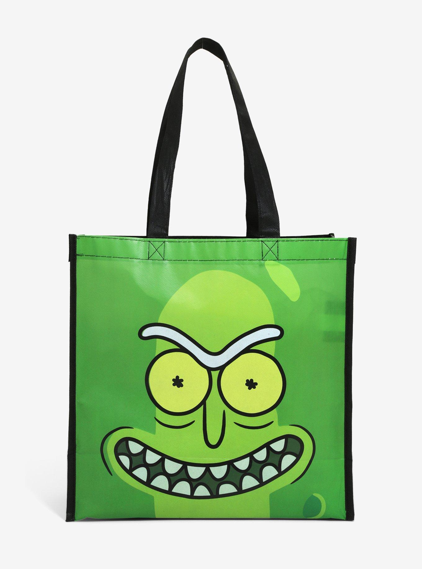 Rick And Morty Solenya The Pickle Man Reusable Tote, , alternate