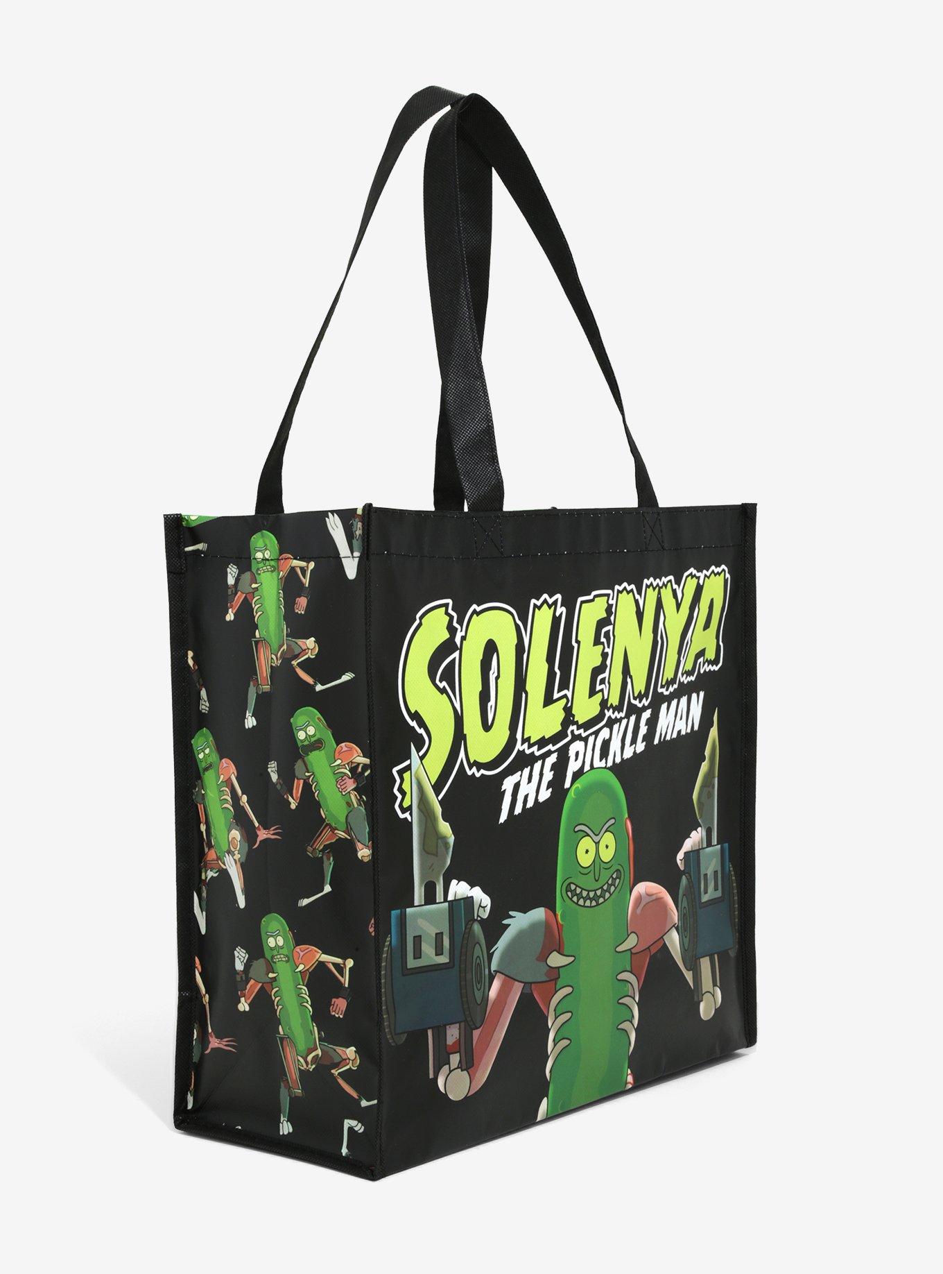 Rick And Morty Solenya The Pickle Man Reusable Tote, , alternate