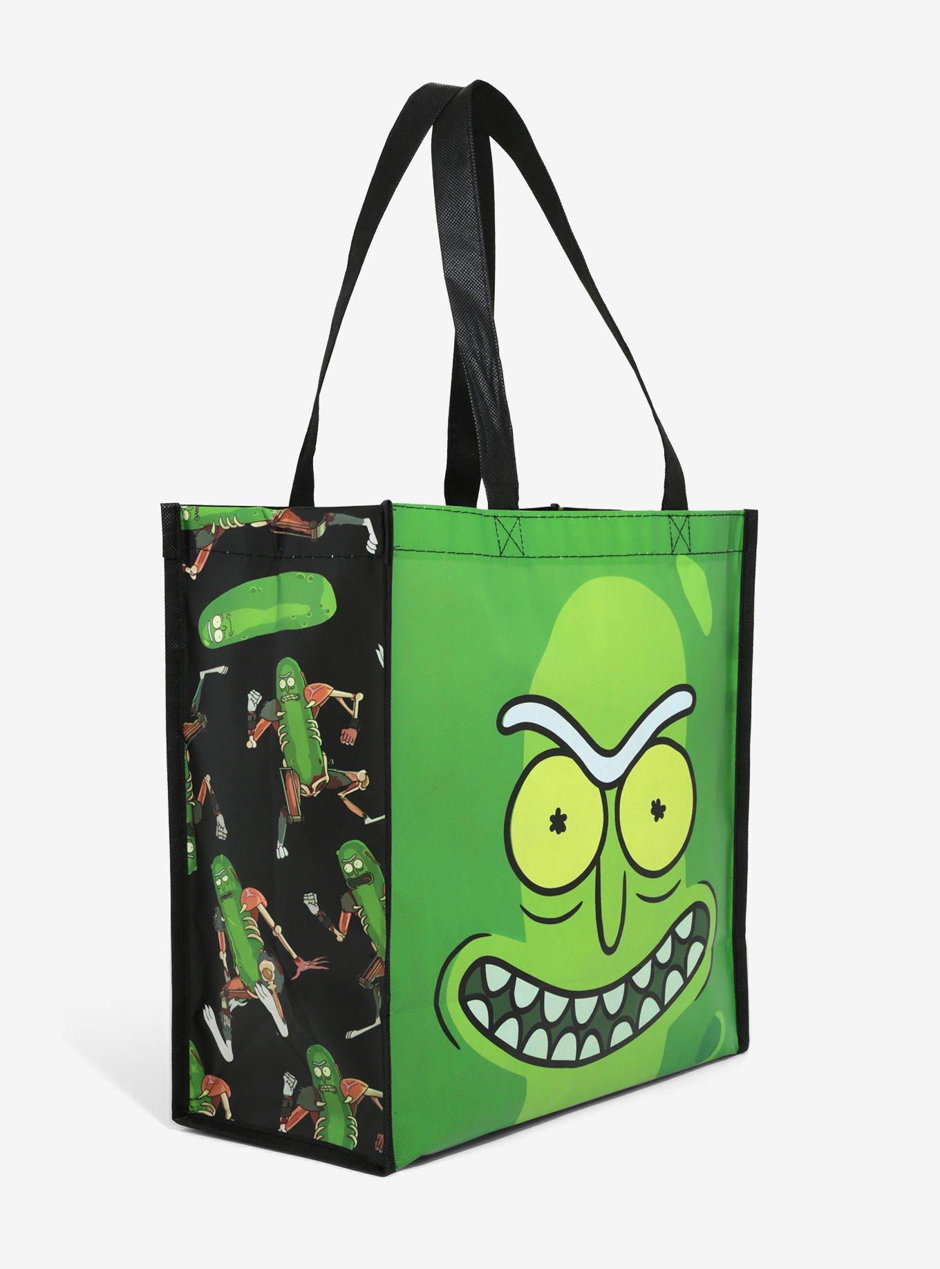 Rick And Morty Solenya The Pickle Man Reusable Tote, , alternate