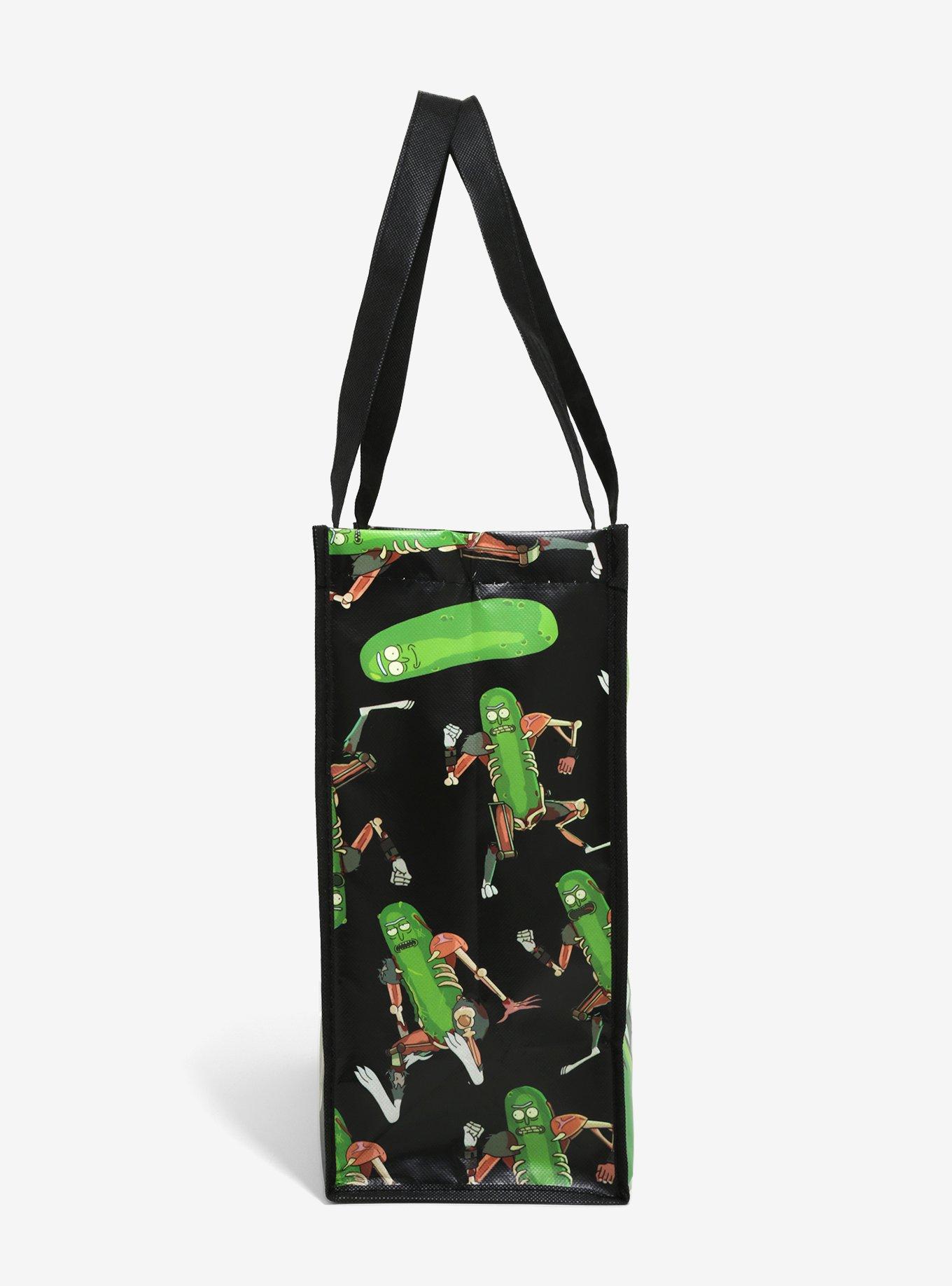 Rick And Morty Solenya The Pickle Man Reusable Tote, , alternate