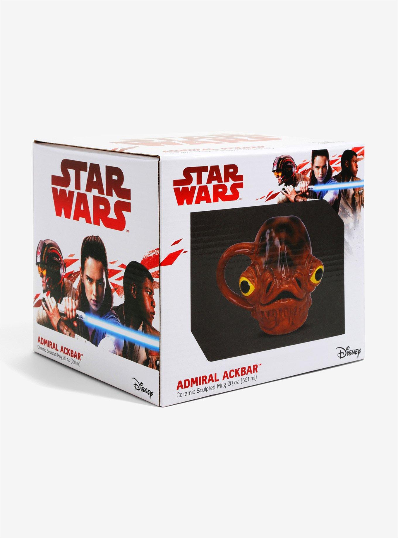 Star Wars Admiral Ackbar Figural Mug, , alternate