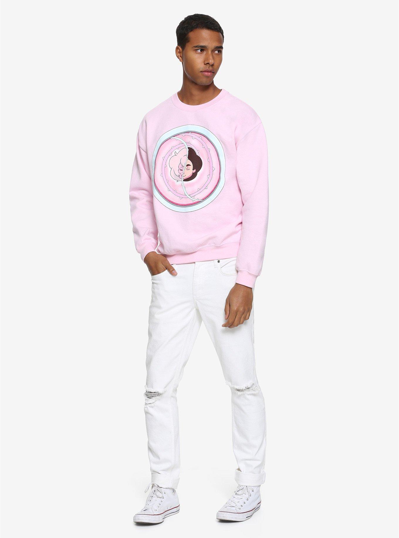 Steven Universe Pink Diamond Shield Sweatshirt, , alternate