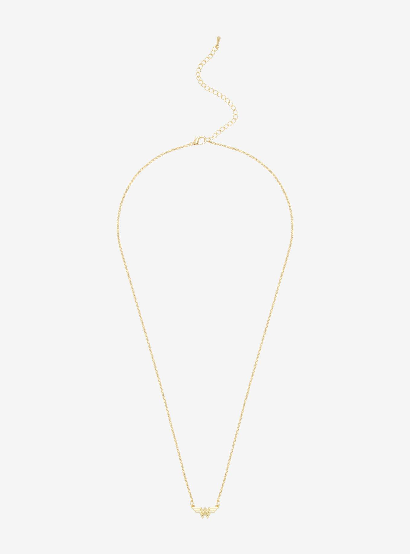DC Wonder Woman #IAMWONDERWOMAN Dainty Charm Necklace, , alternate