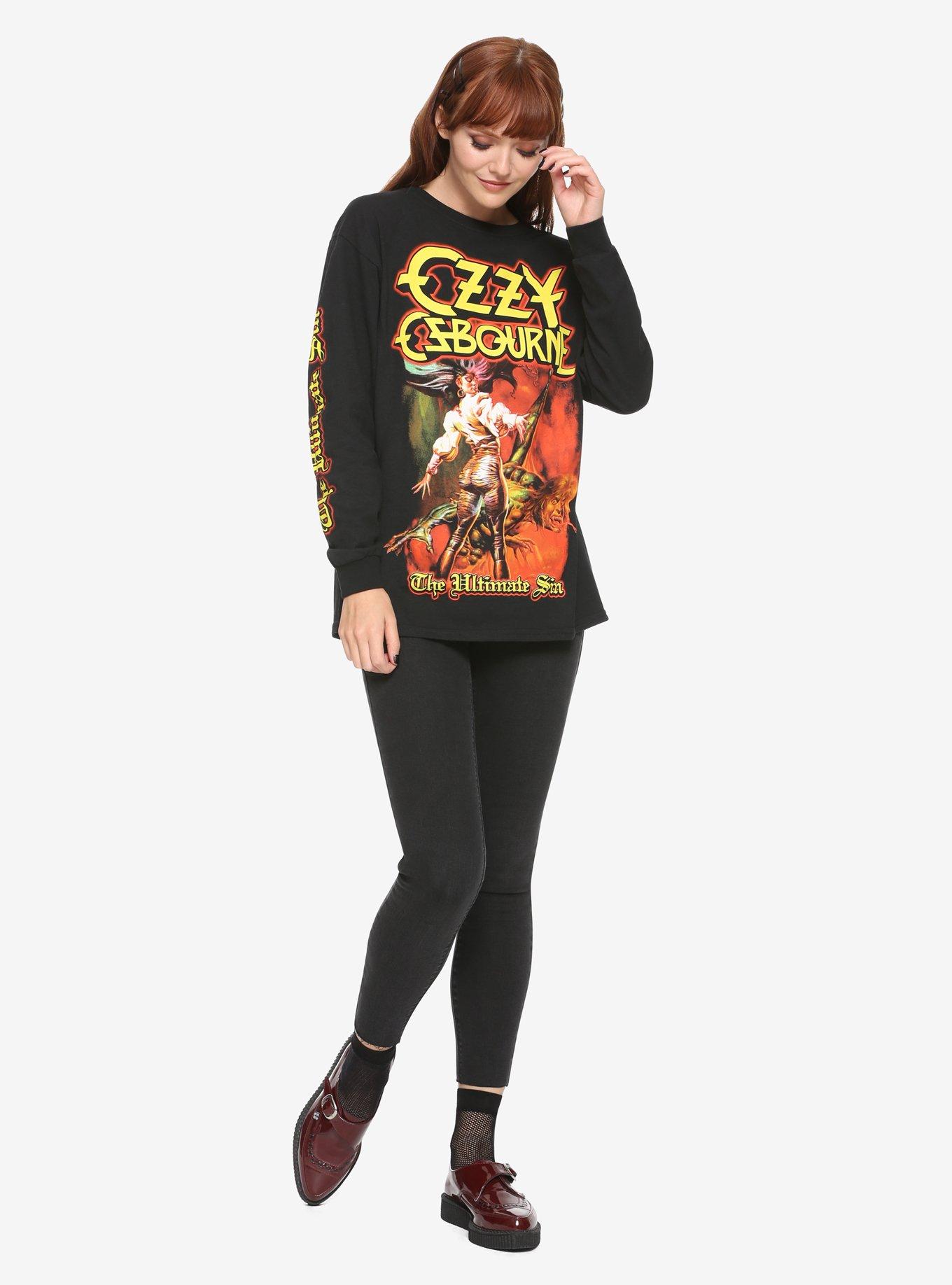 Ozzy Osbourne The Ultimate Sin Girls Long-Sleeve T-Shirt, , alternate