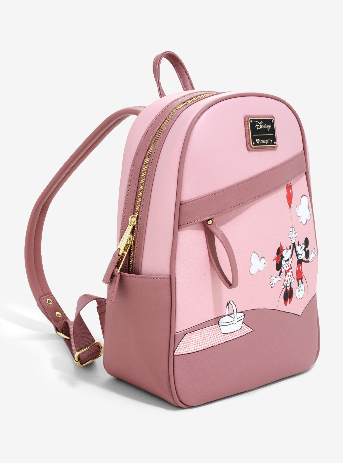 Loungefly Disney Mickey Mouse And Minnie Mouse Balloon Mini Backpack - BoxLunch Exclusive, , alternate