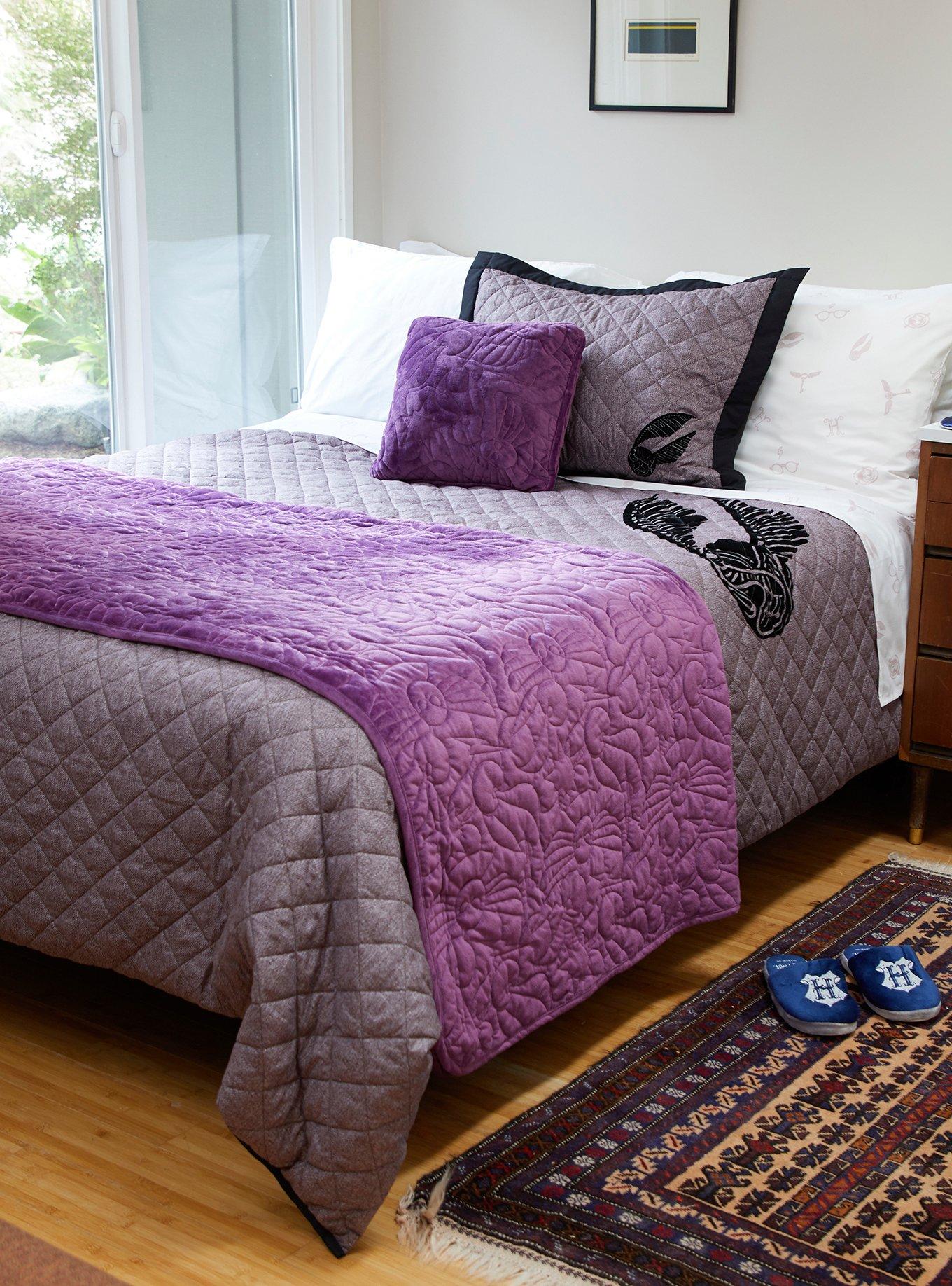 Harry Potter Quilted Duvet Cover Set - BoxLunch Exclusive, , alternate