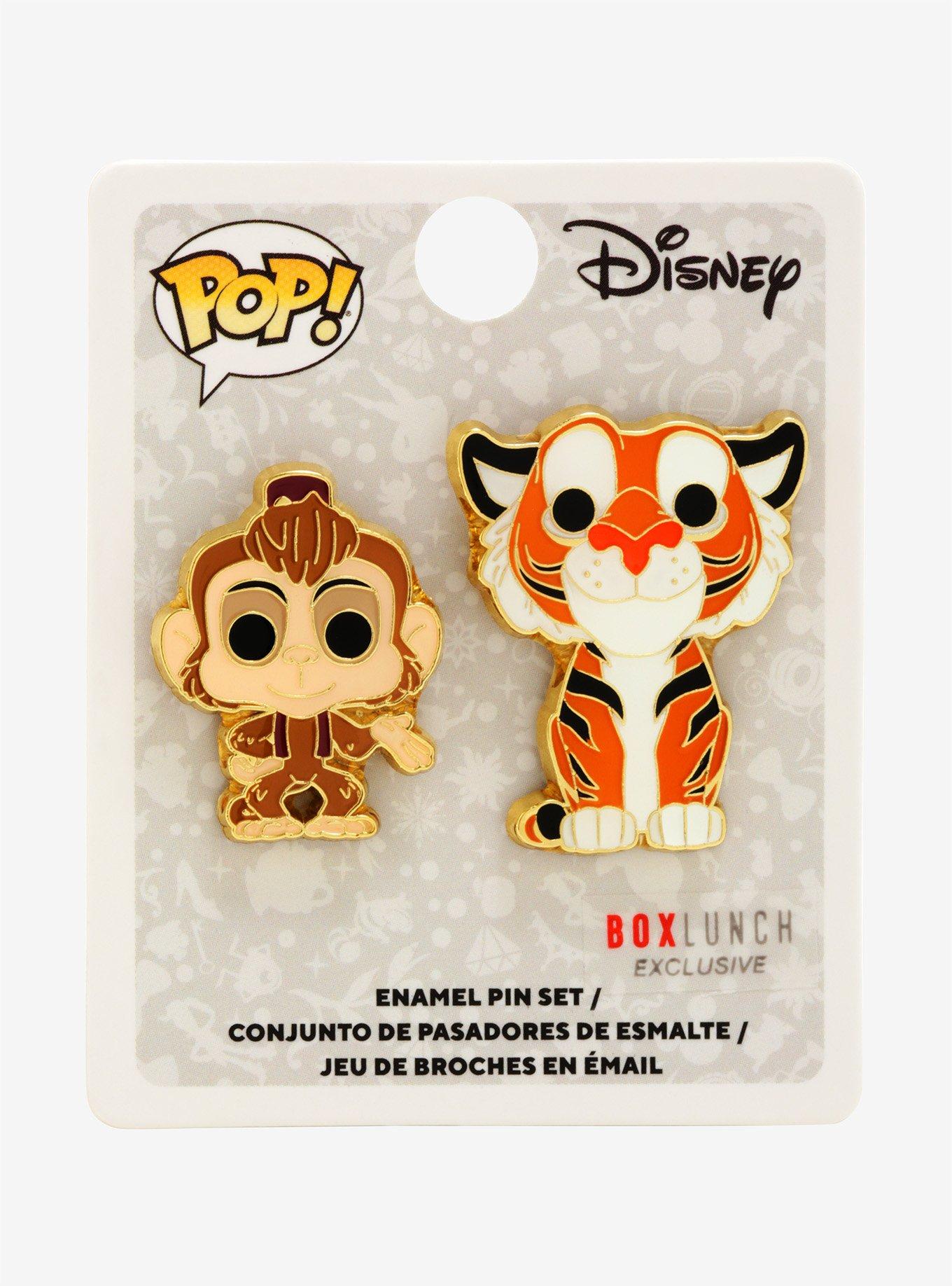 Funko Pop! Disney Aladdin Abu & Raja Enamel Pin Set - BoxLunch Exclusive, , alternate