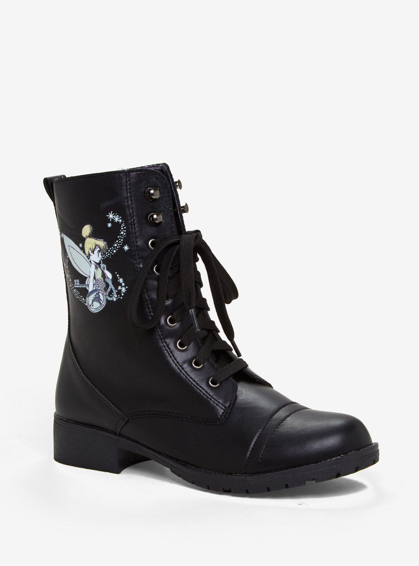 Disney Peter Pan Tinker Bell Combat Boots, , alternate