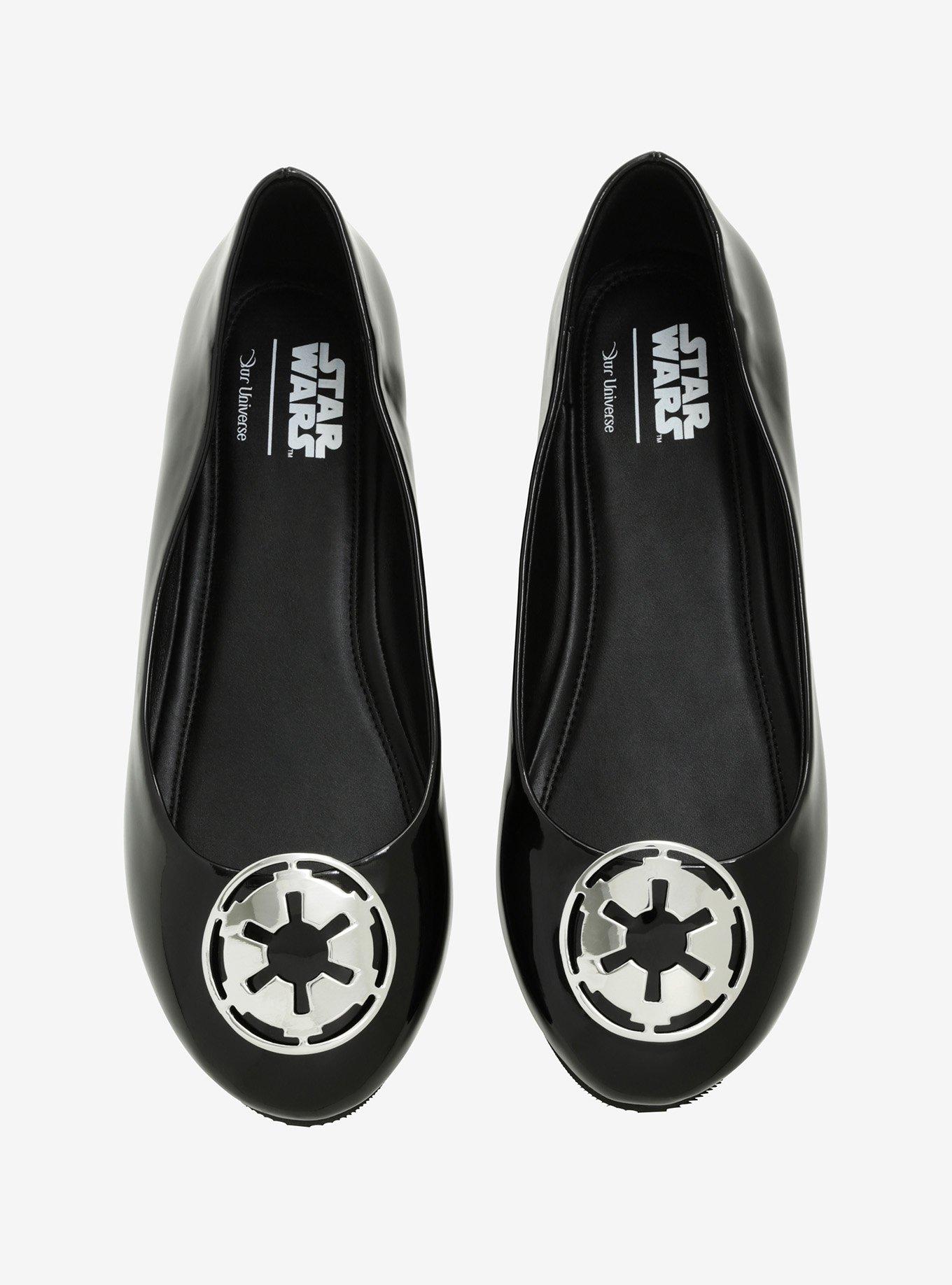 Her Universe Star Wars Galactic Empire Patent Leather Flats, , alternate