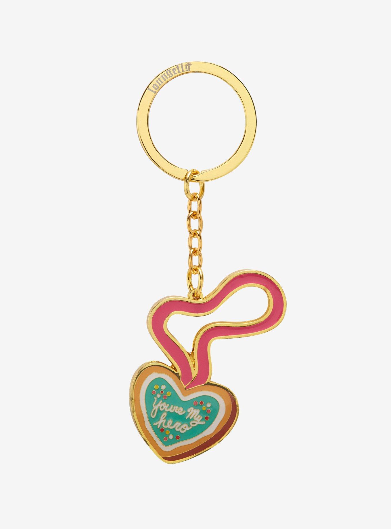 Loungefly Disney Ralph Breaks The Internet Vanellope's Medal Key Chain - BoxLunch Exclusive, , alternate