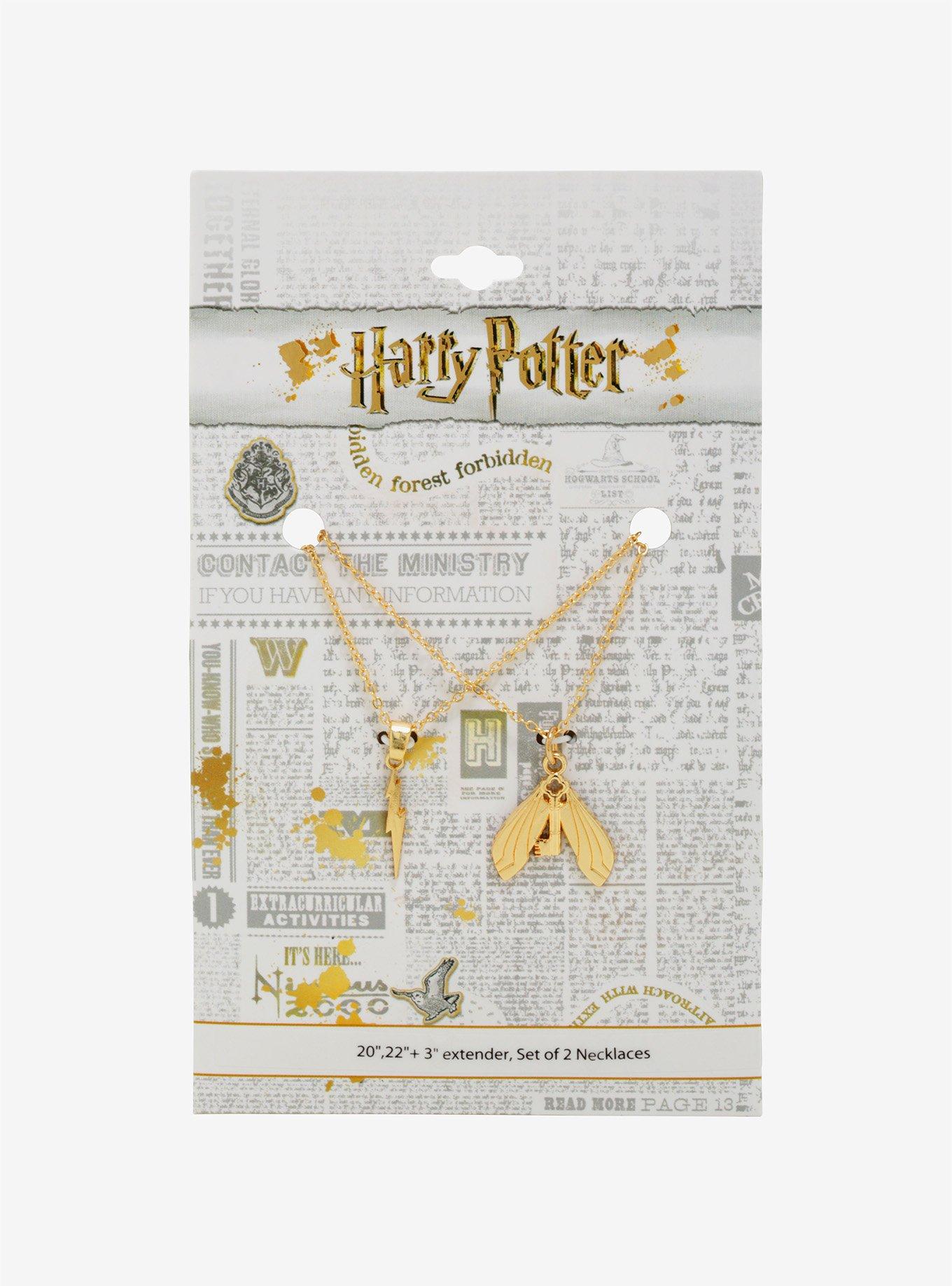 Harry Potter Bolt & Flying Key Layering Necklaces, , alternate