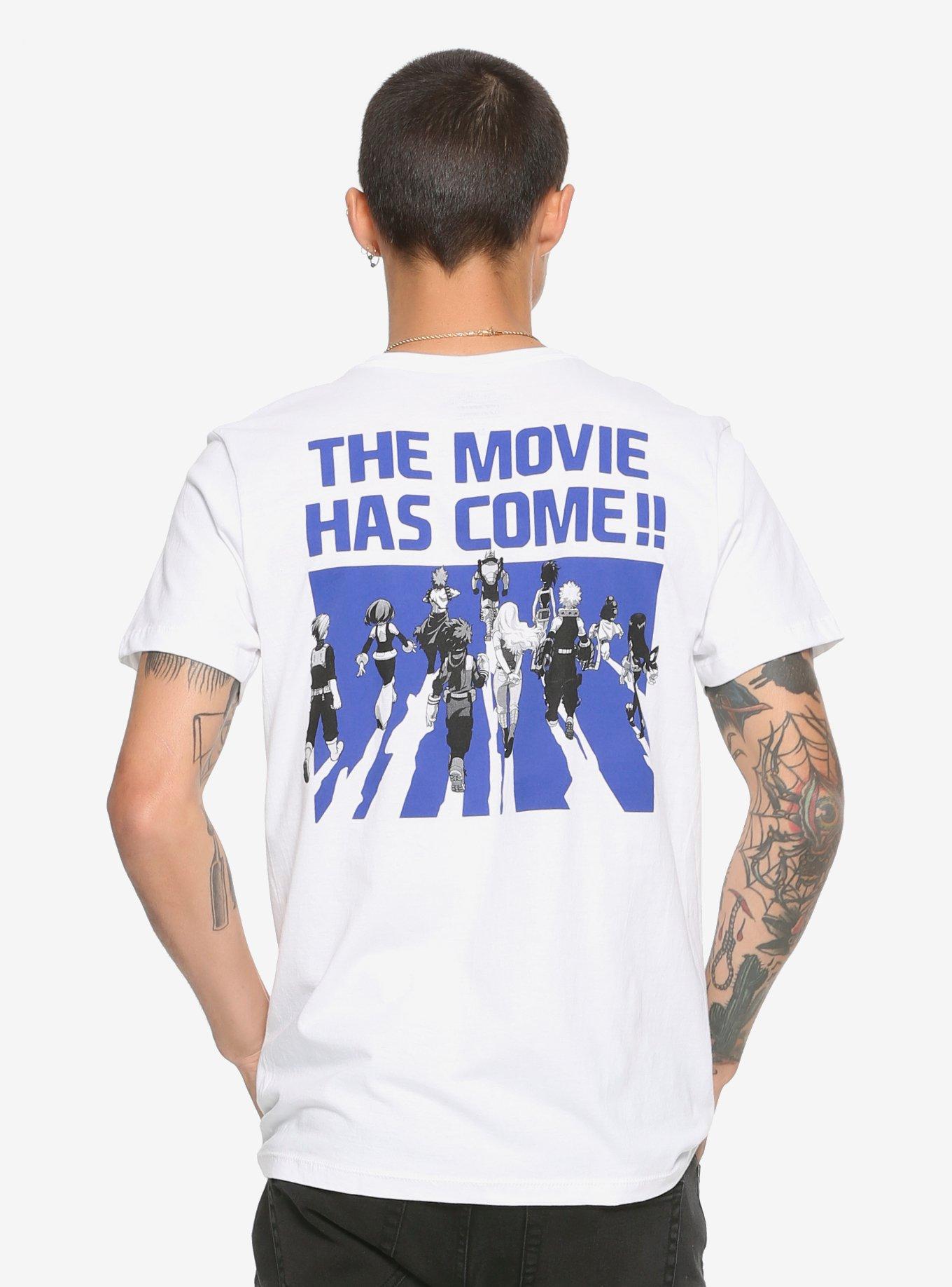 My Hero Academia: Two Heroes The Movie T-Shirt Hot Topic Exclusive, WHITE, alternate