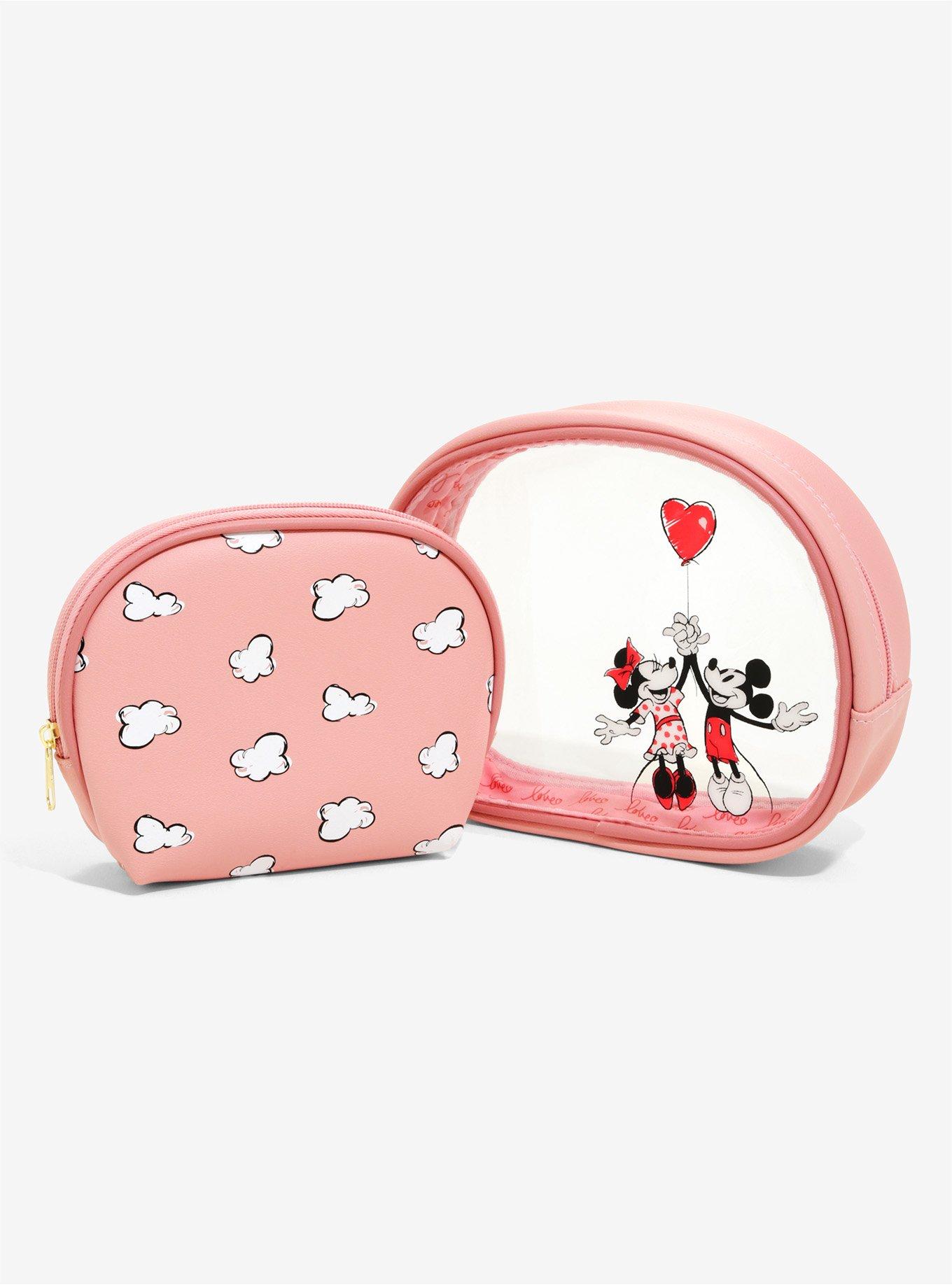 Disney Mickey Mouse & Minnie Mouse Cosmetic Bag Set - BoxLunch Exclusive, , alternate