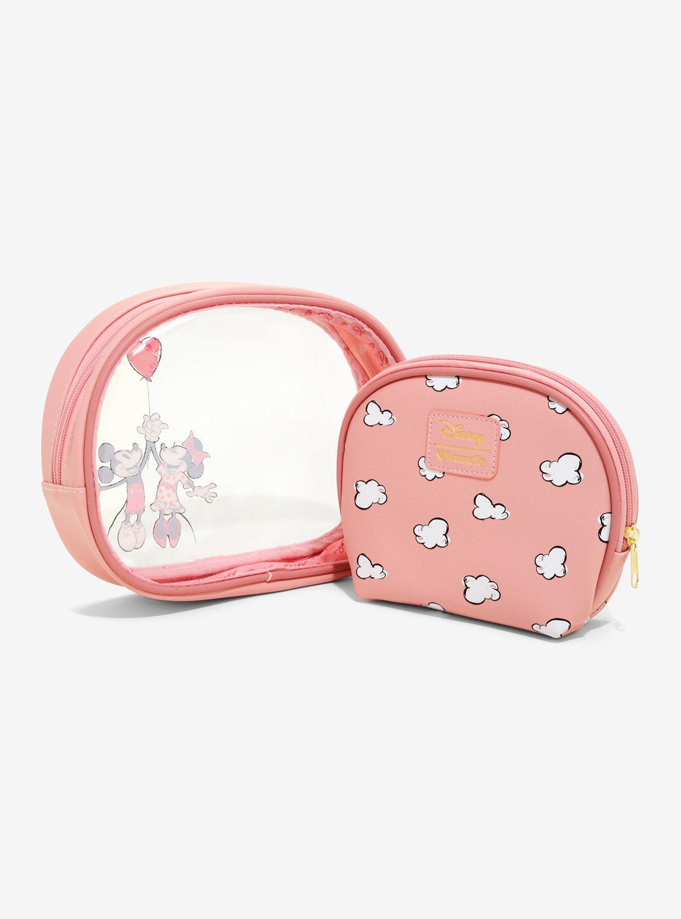 Disney Mickey Mouse & Minnie Mouse Cosmetic Bag Set - BoxLunch Exclusive, , alternate