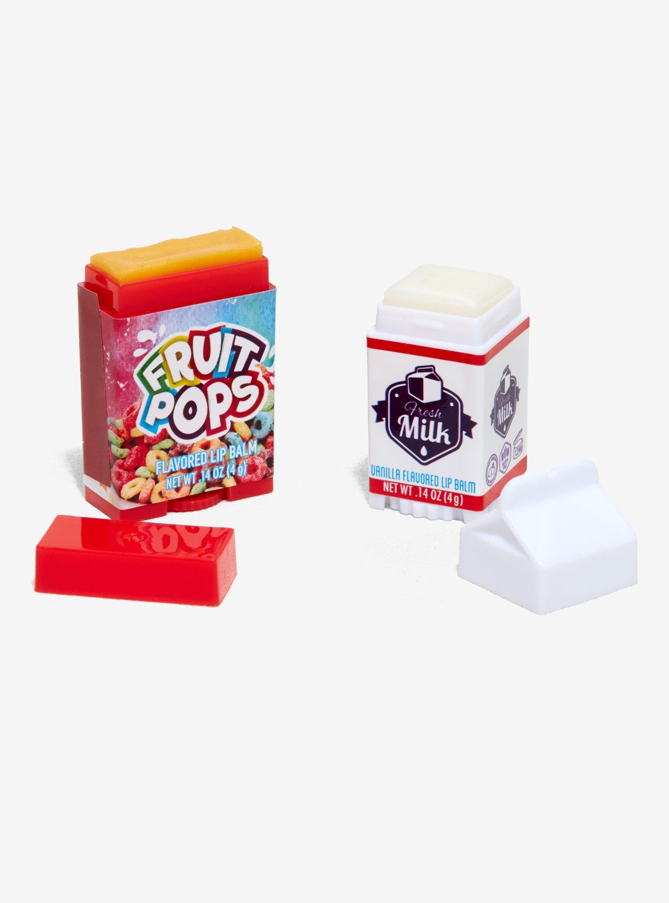 Milk & Fruit Cereal Lip Balm Set, , alternate