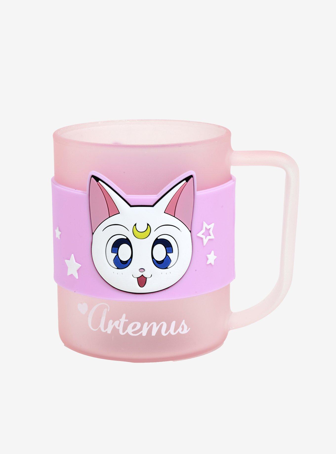 Sailor Moon Glass Mug With Silicone Wrap - BoxLunch Exclusive, , alternate