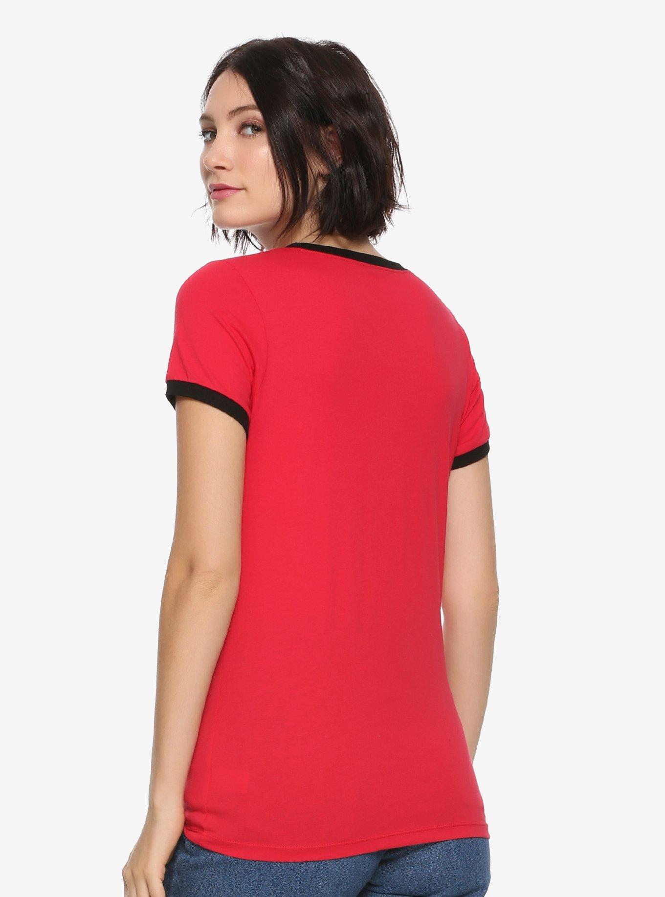 Star Wars Lucky Porg Womens Ringer T-Shirt - BoxLunch Exclusive, , alternate