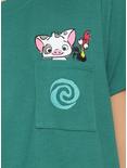 Disney Moana Pua Hei-Hei Pocket T-Shirt - BoxLunch Exclusive, , alternate