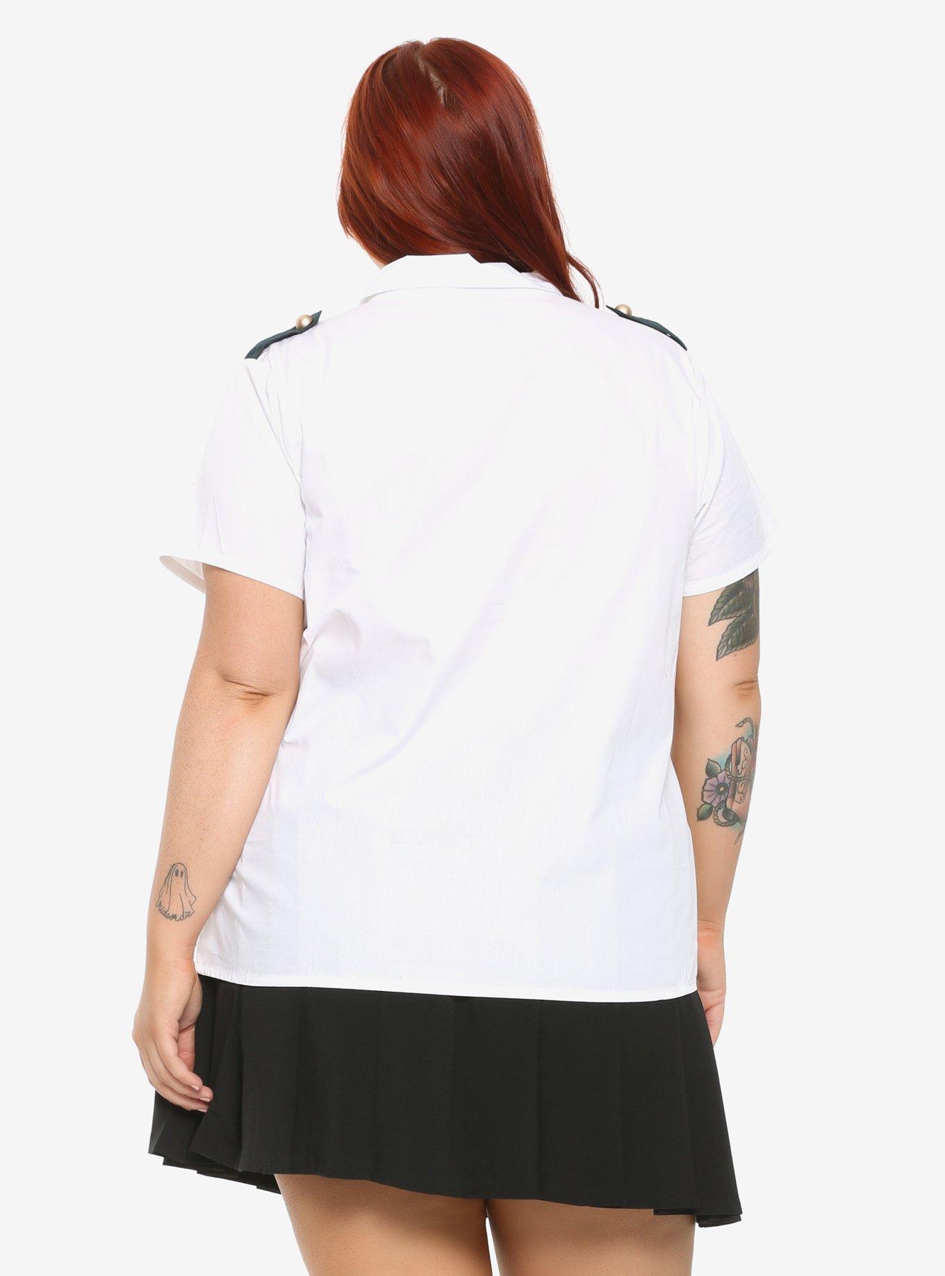 My Hero Academia U.A. High School Uniform cosplay Girls Button-Up Shirt Plus Size, NAVY, alternate