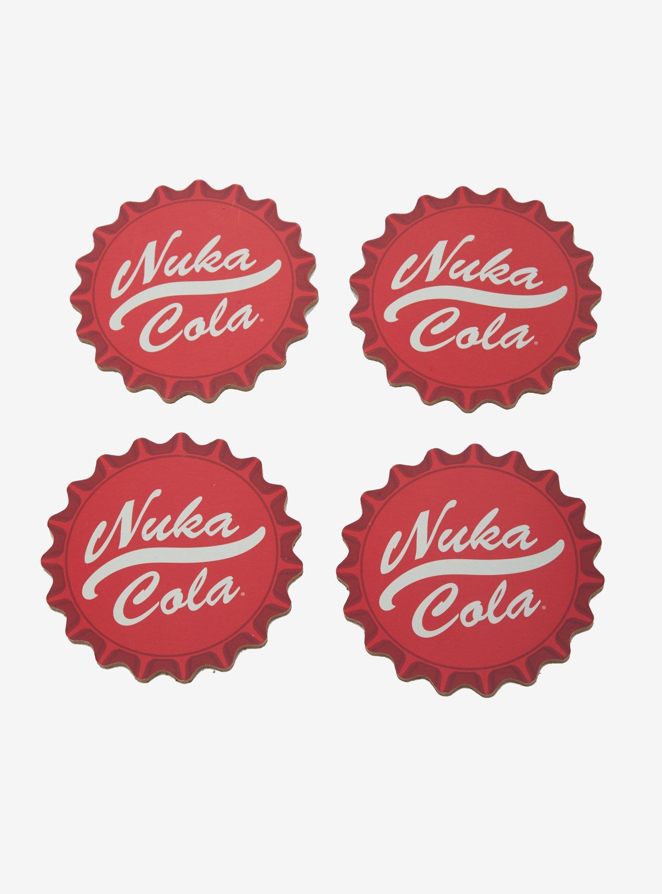 Fallout Nuka Cola Bottle Cap Coaster Set, , alternate