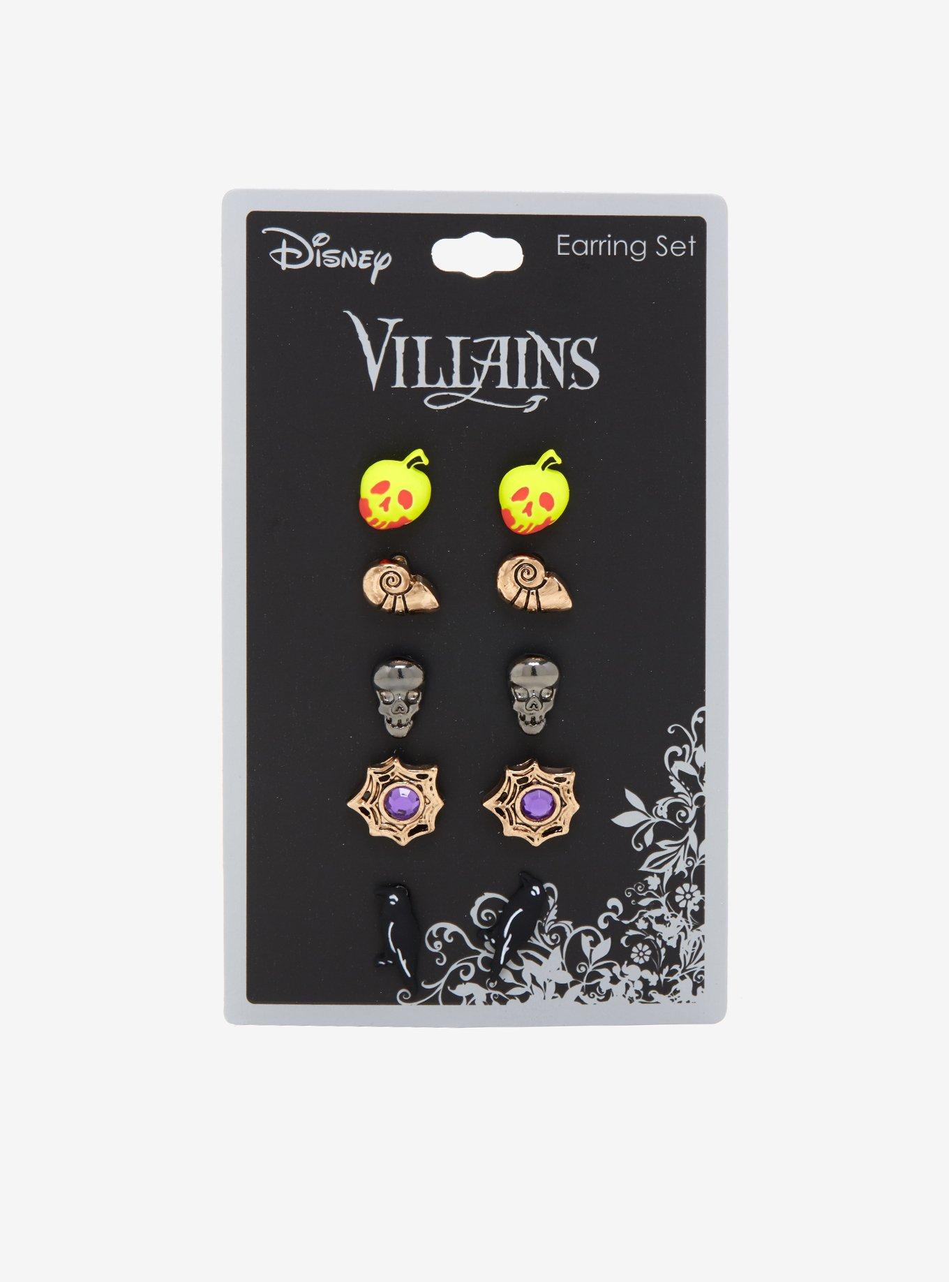 Disney Villains Earring Set, , alternate