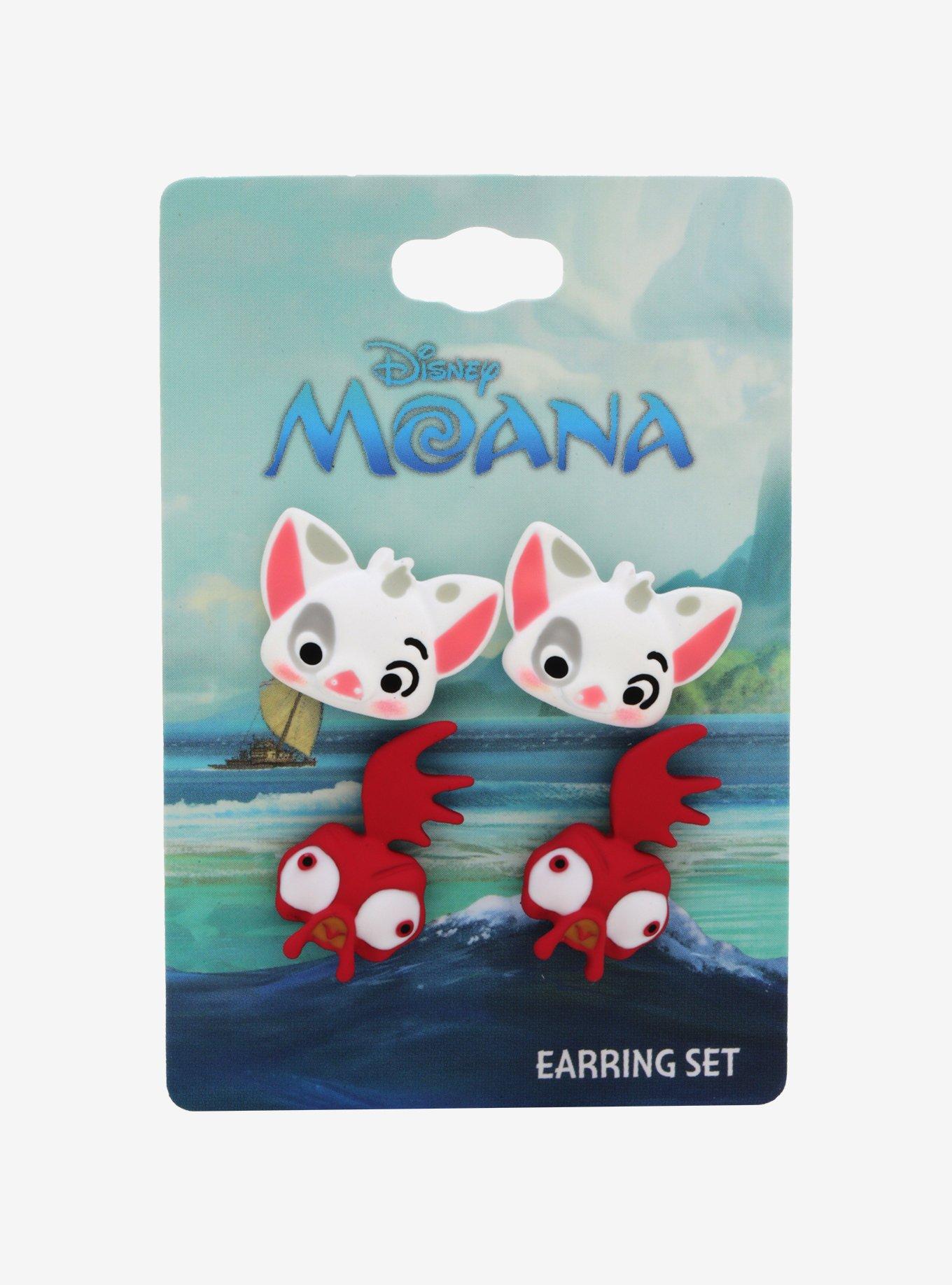 Disney Moana Pua Hei Hei Stud Earring Set, , alternate